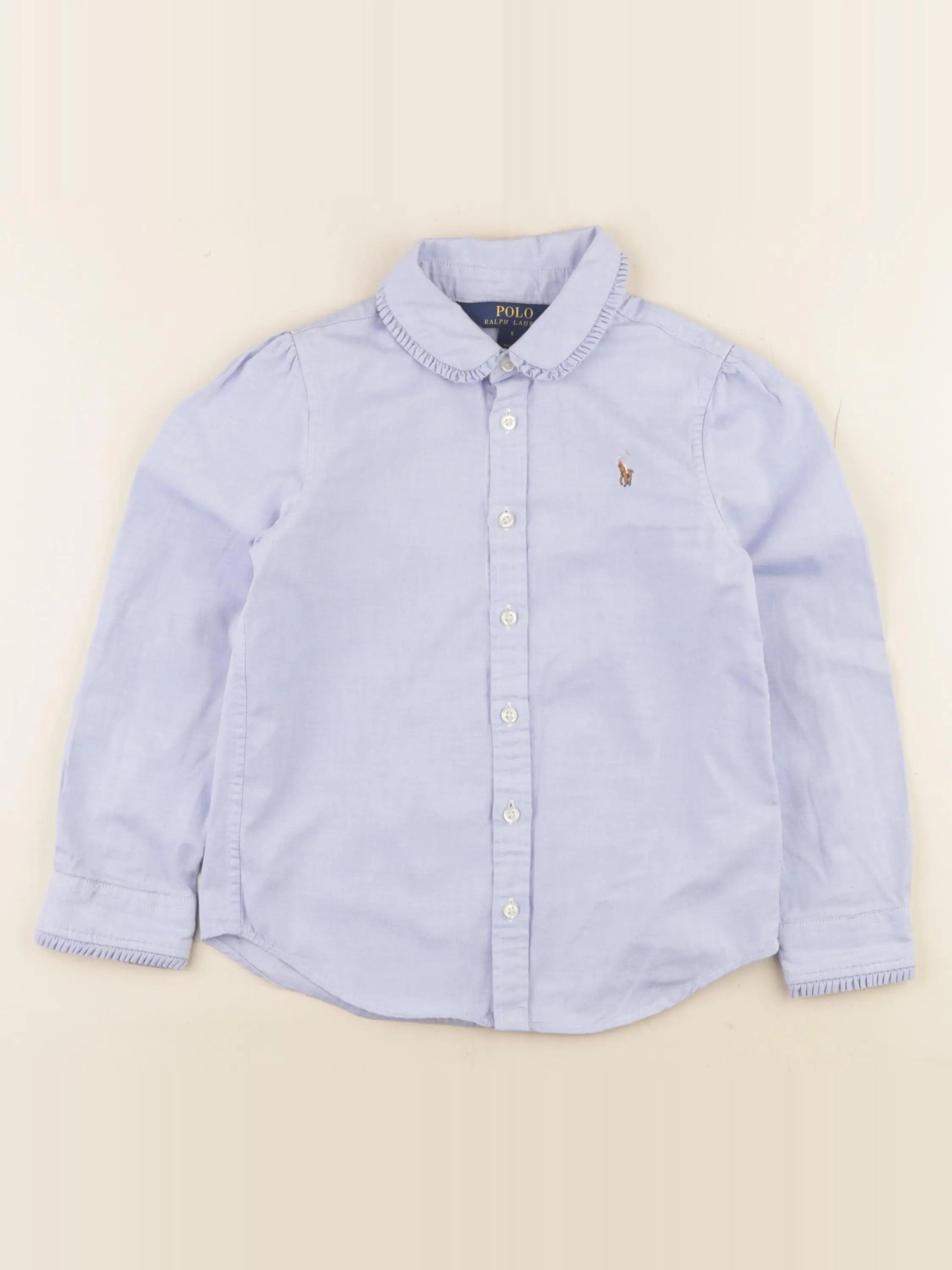 Ralph Lauren - blouse bleu - 5 ans