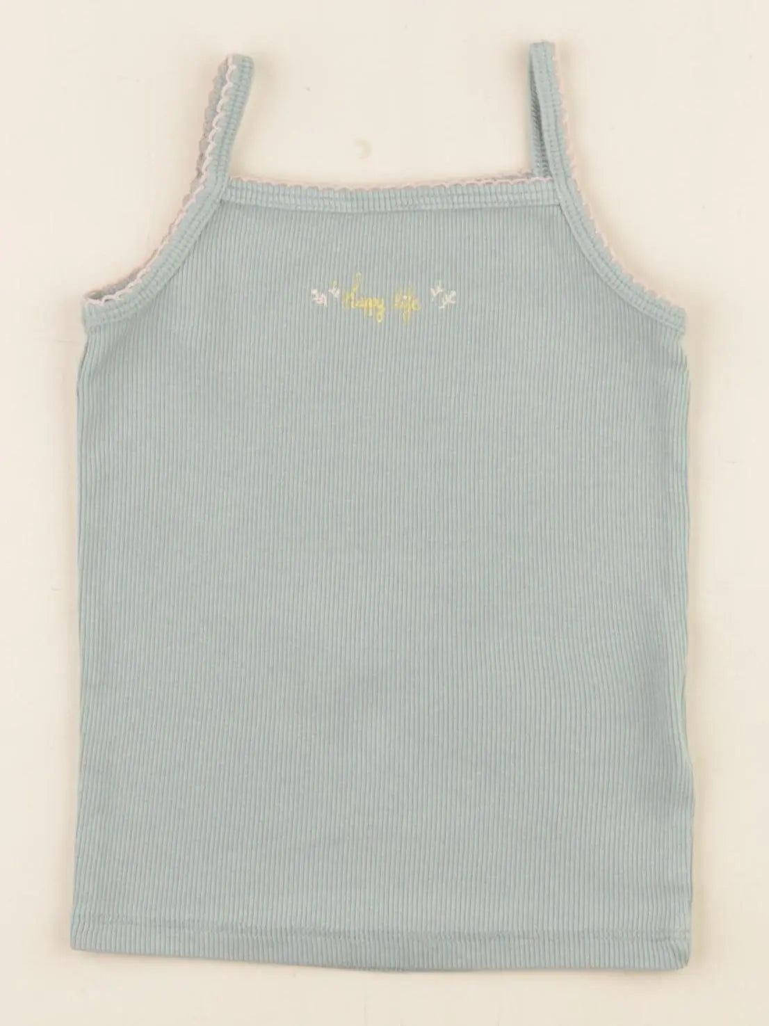 Vertbaudet - maillot de corps or, vert - 3 ans