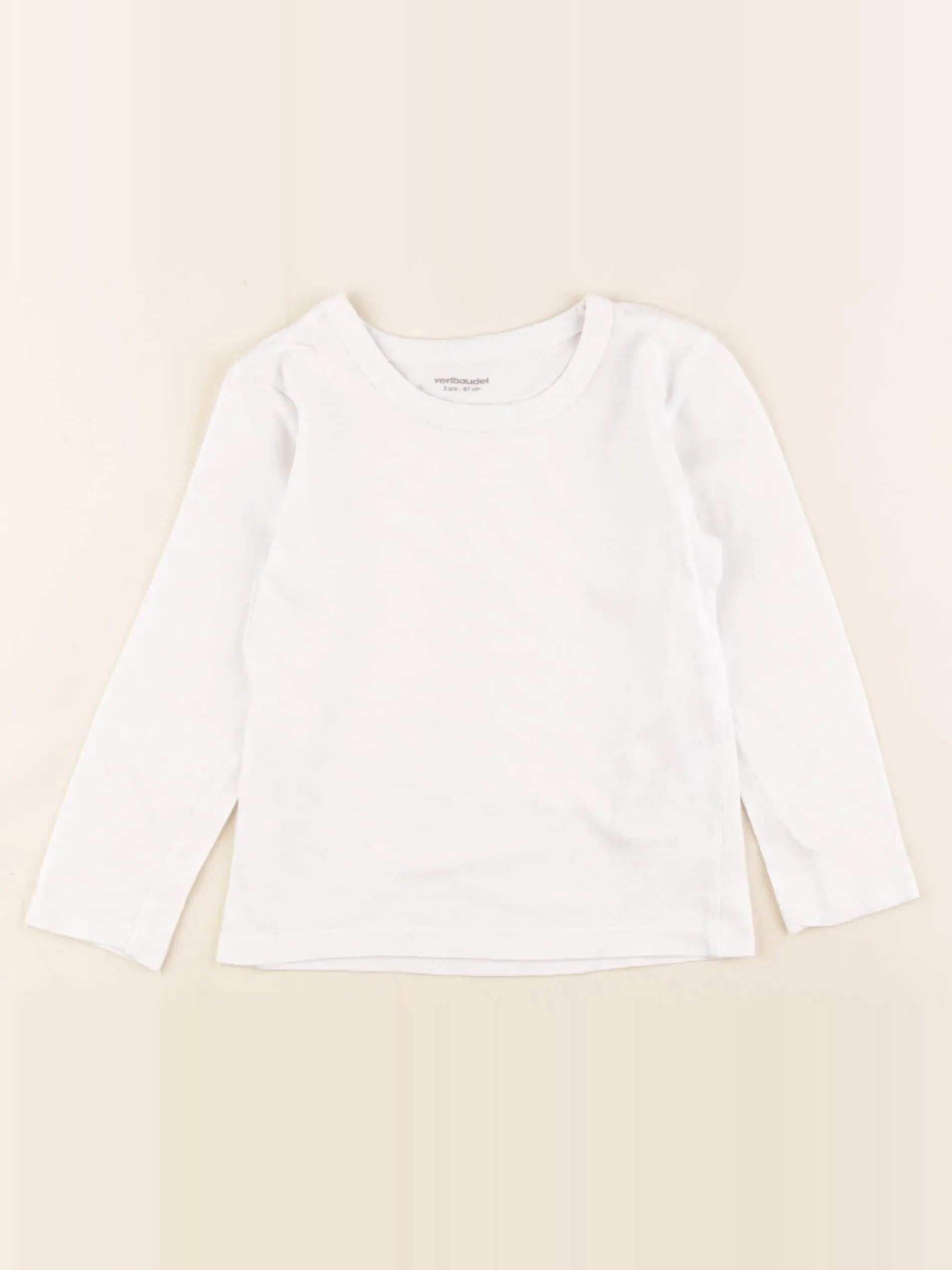 Vertbaudet - maillot de corps blanc - 3 ans