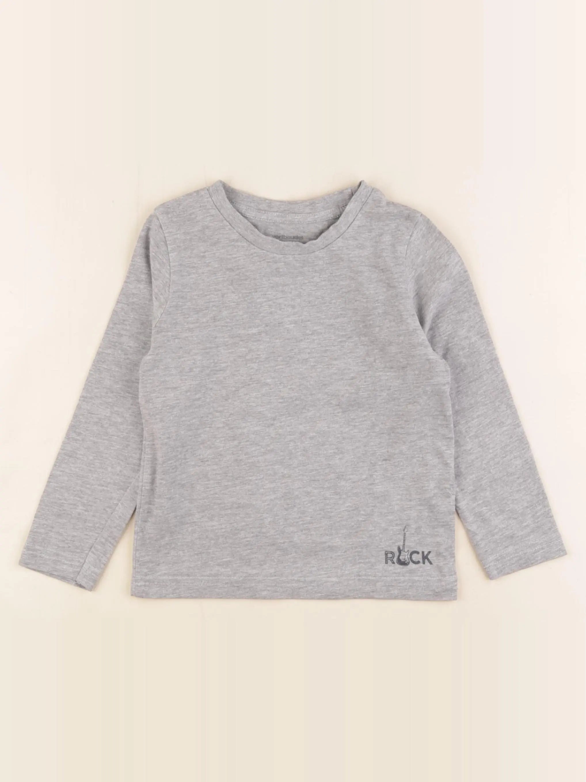 Vertbaudet - tee-shirt gris - 3 ans