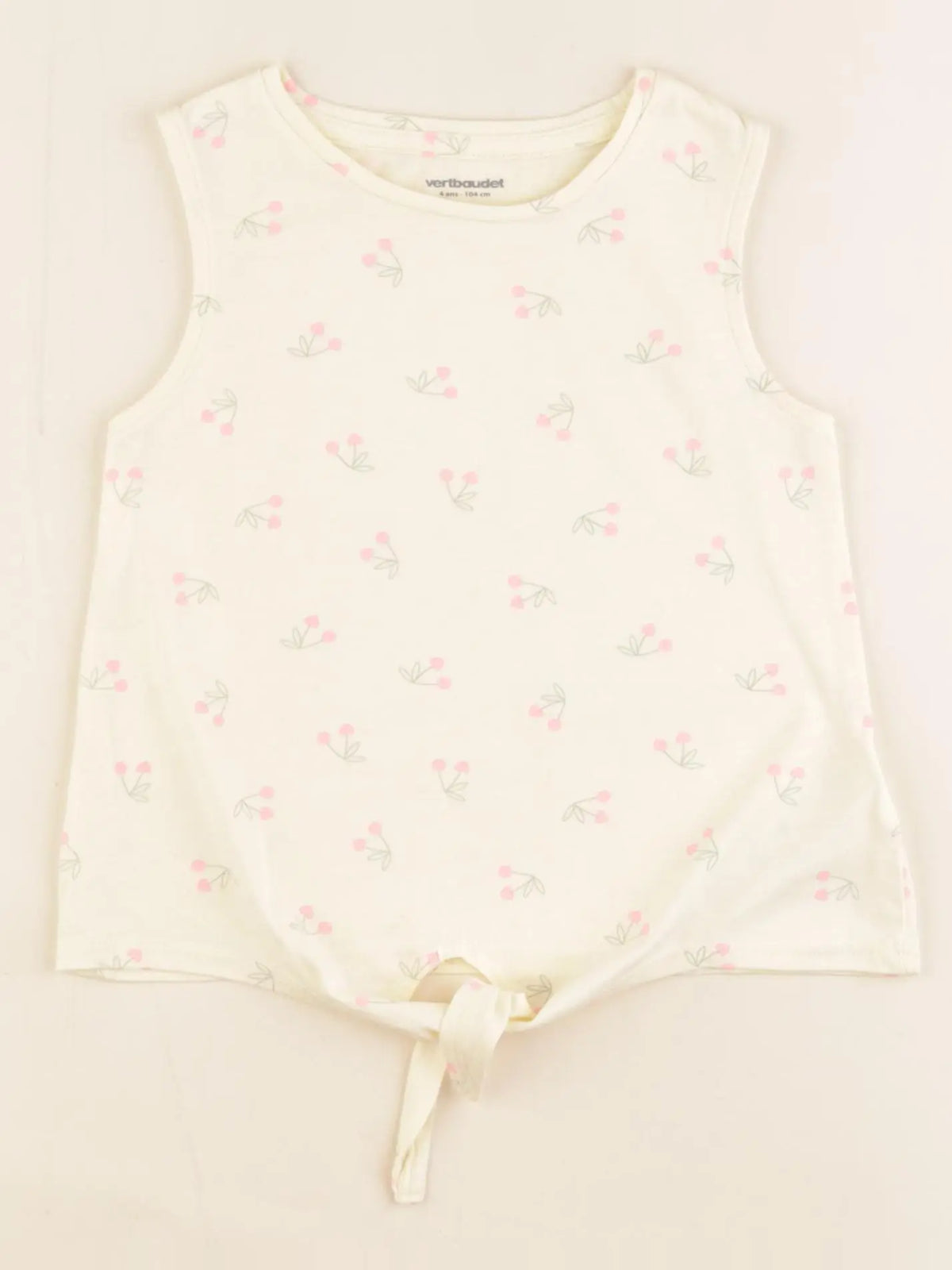 Vertbaudet - débardeur jaune - 4 ans