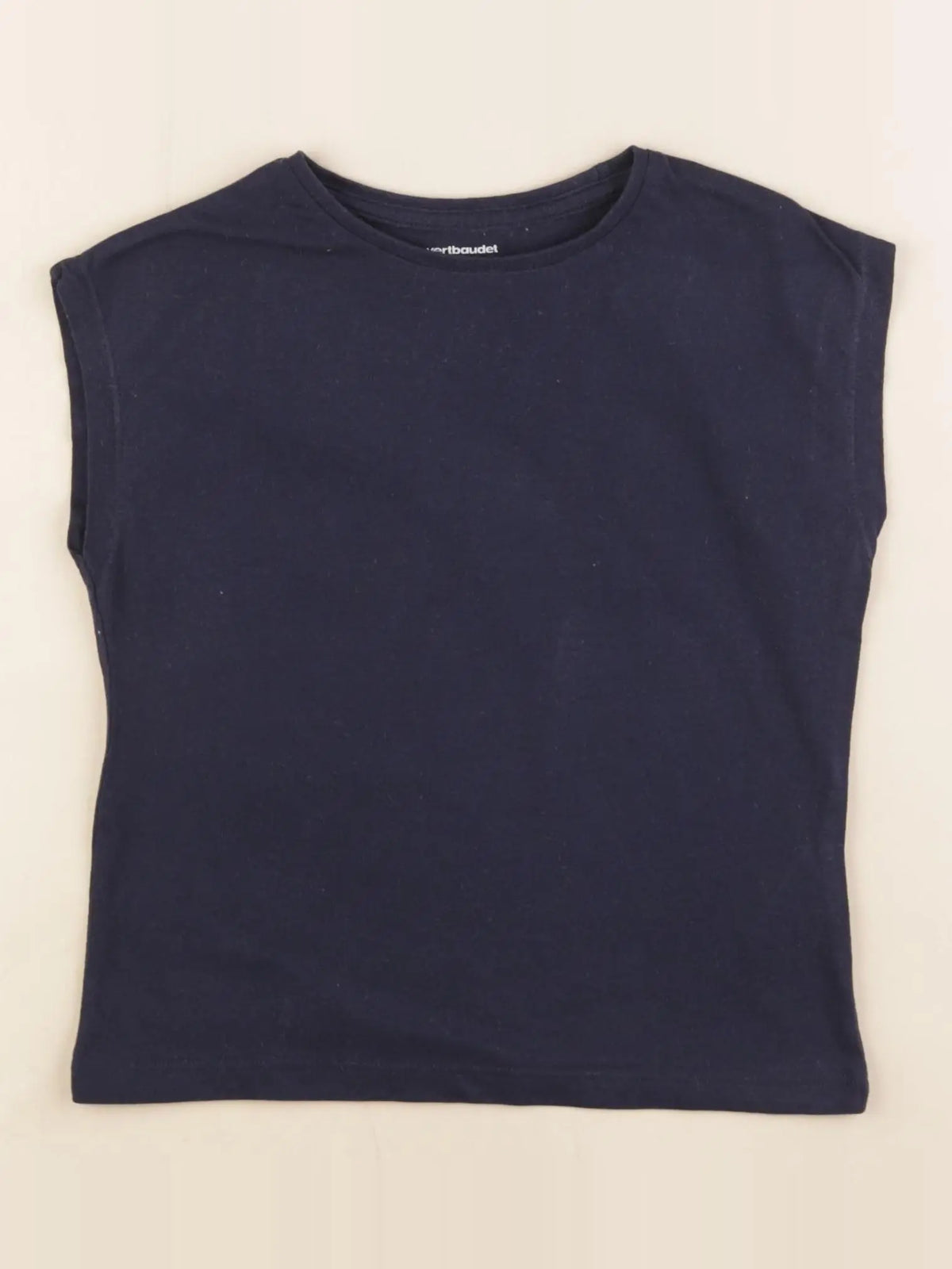 Vertbaudet - tee-shirt bleu - 4 ans