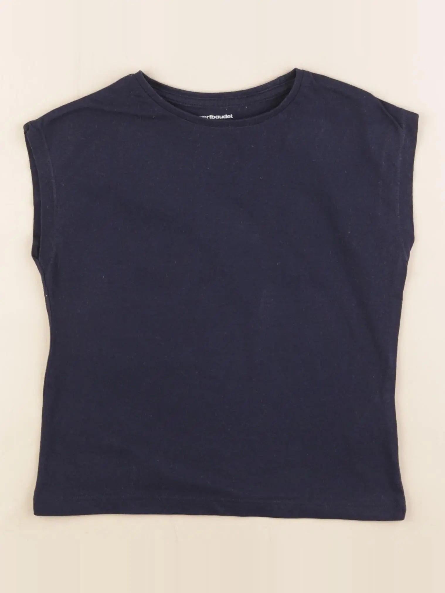 Vertbaudet - tee-shirt bleu - 4 ans