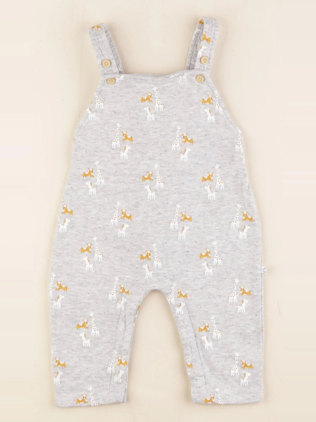 Vertbaudet - salopette gris - 6 mois