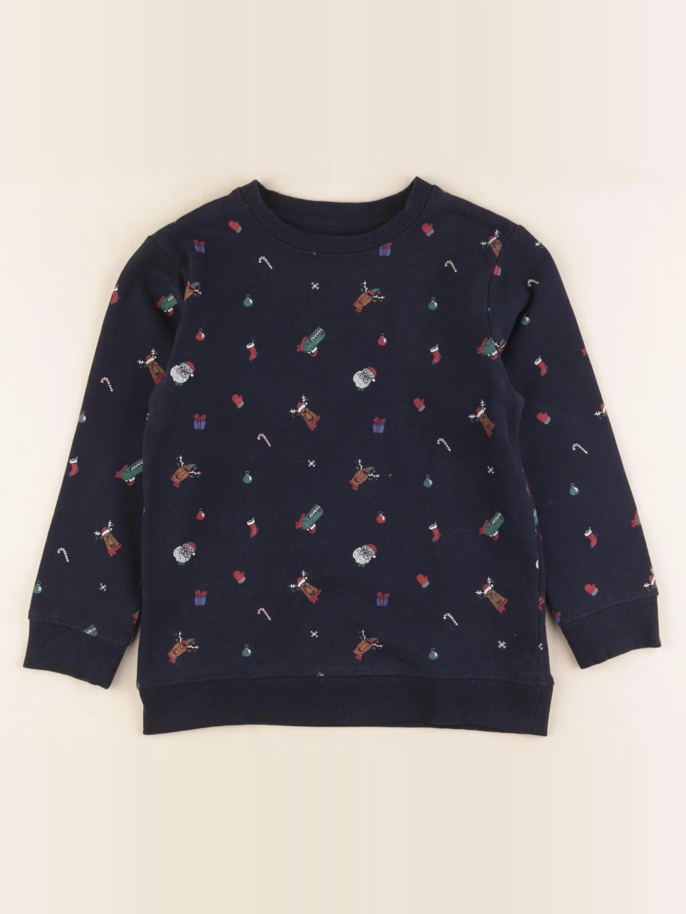 Vertbaudet - sweat bleu - 8 ans