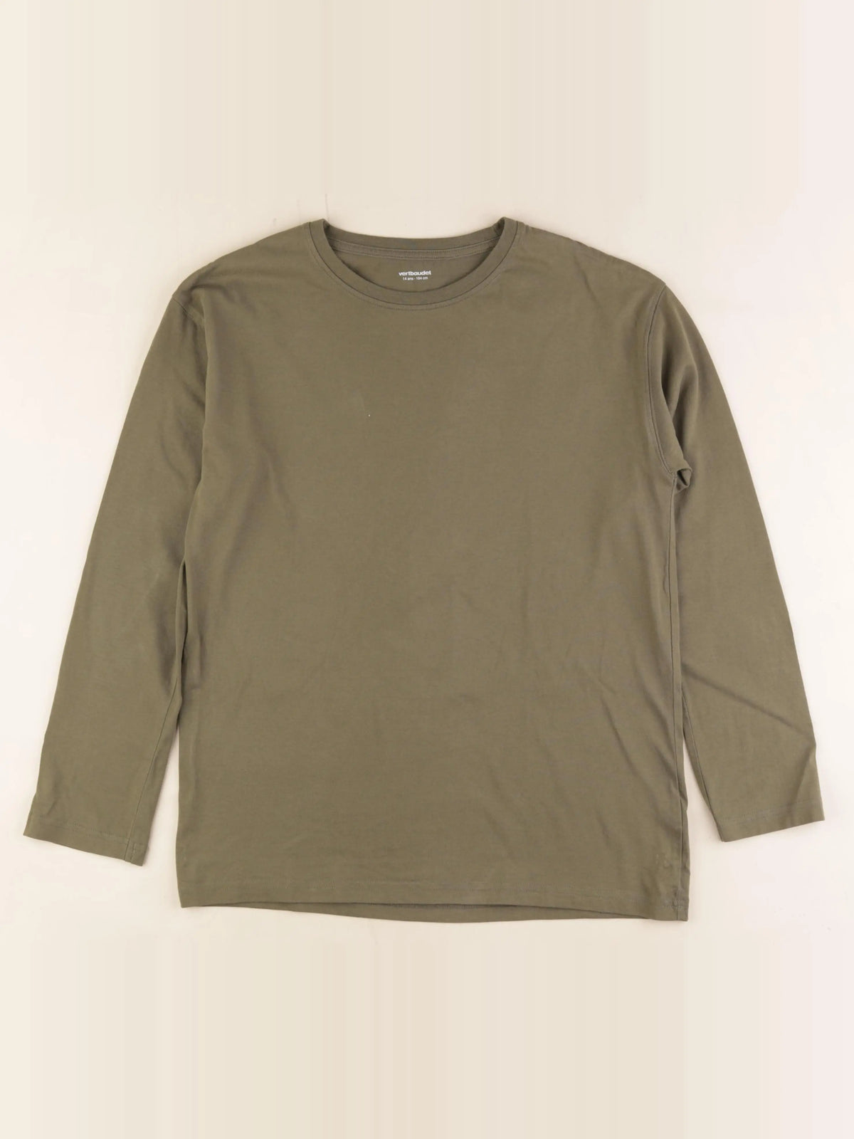 Vertbaudet - tee-shirt vert - 14 ans