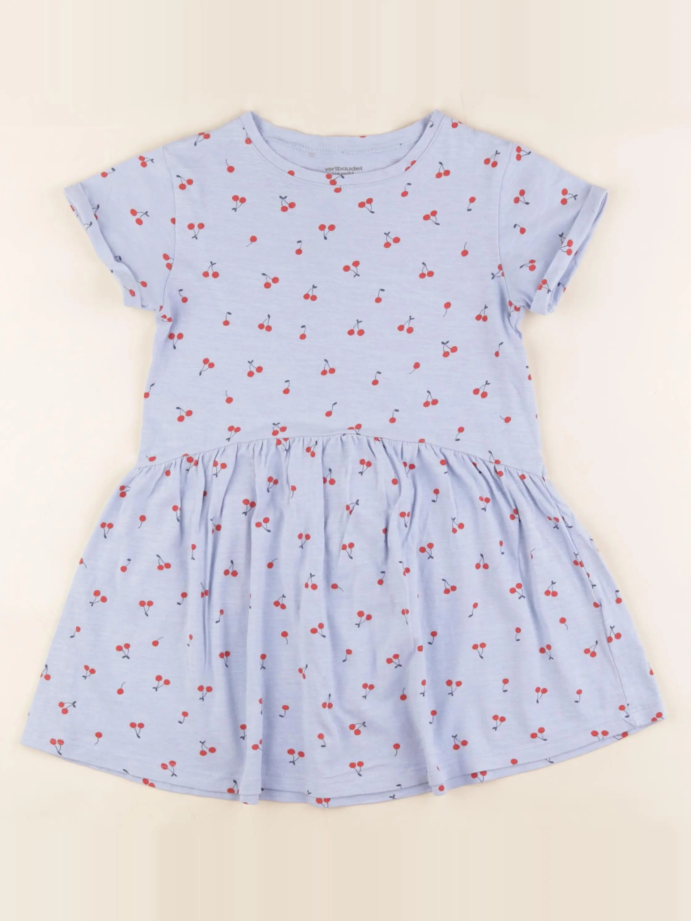 Vertbaudet - robe bleu - 6 ans