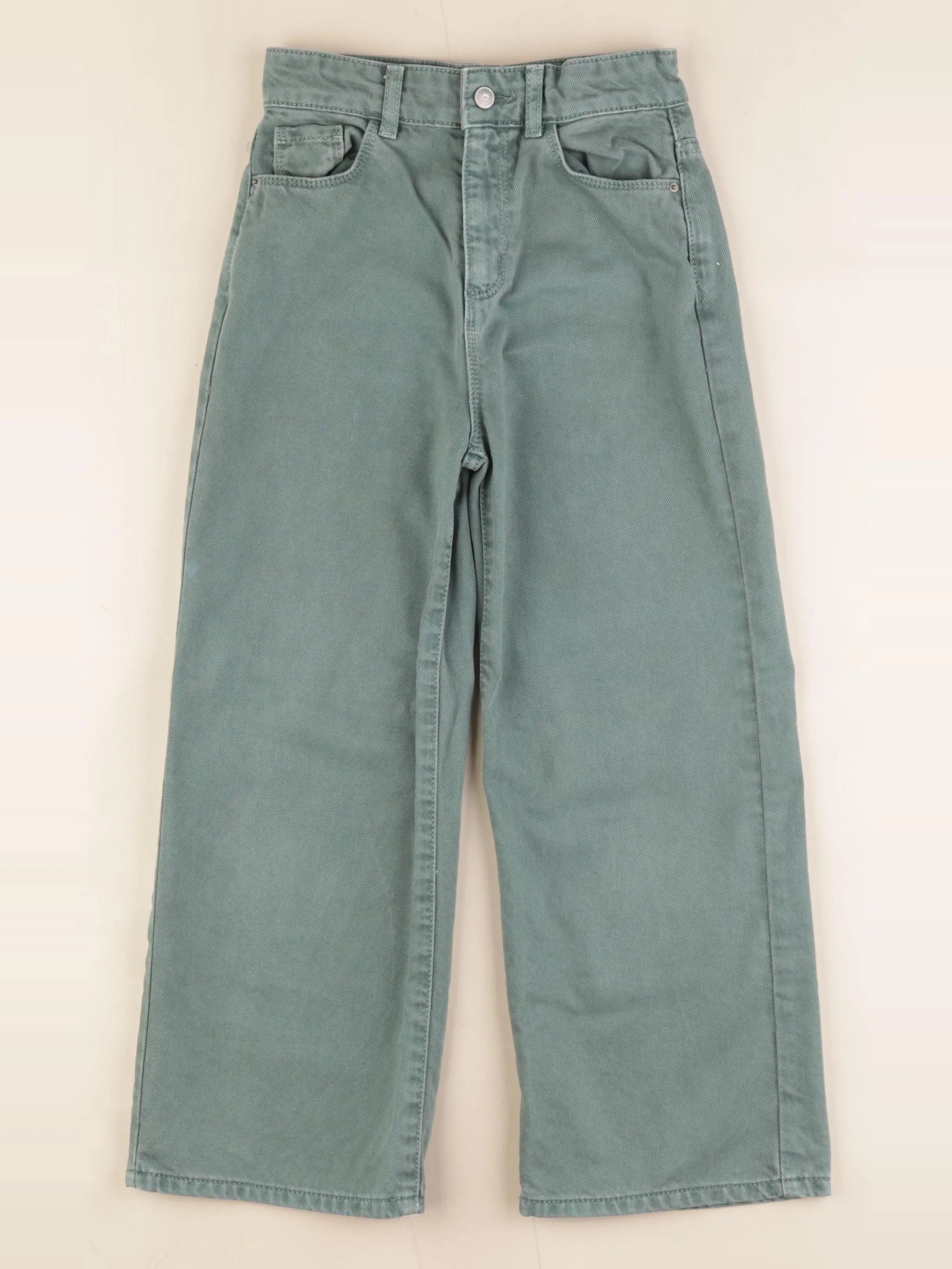 Vertbaudet - jean vert - 8 ans