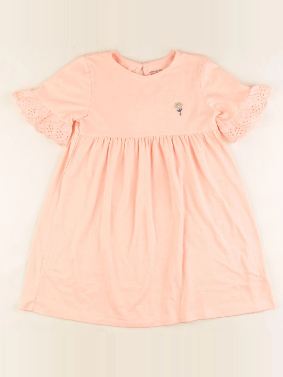 Vertbaudet - robe orange - 5 ans