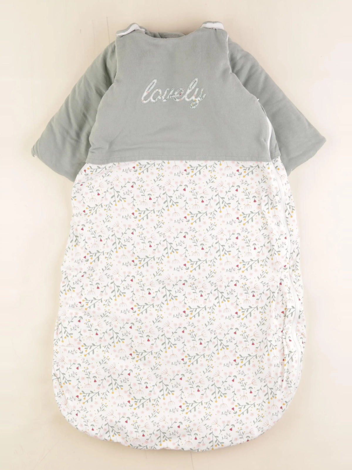 Vertbaudet - gigoteuse TOG 3 blanc, vert - 6/18 mois