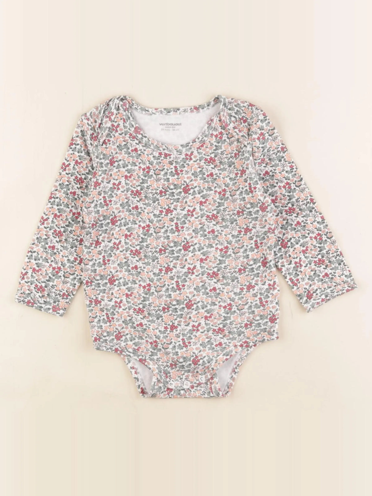 Vertbaudet - body multicolore - 24 mois