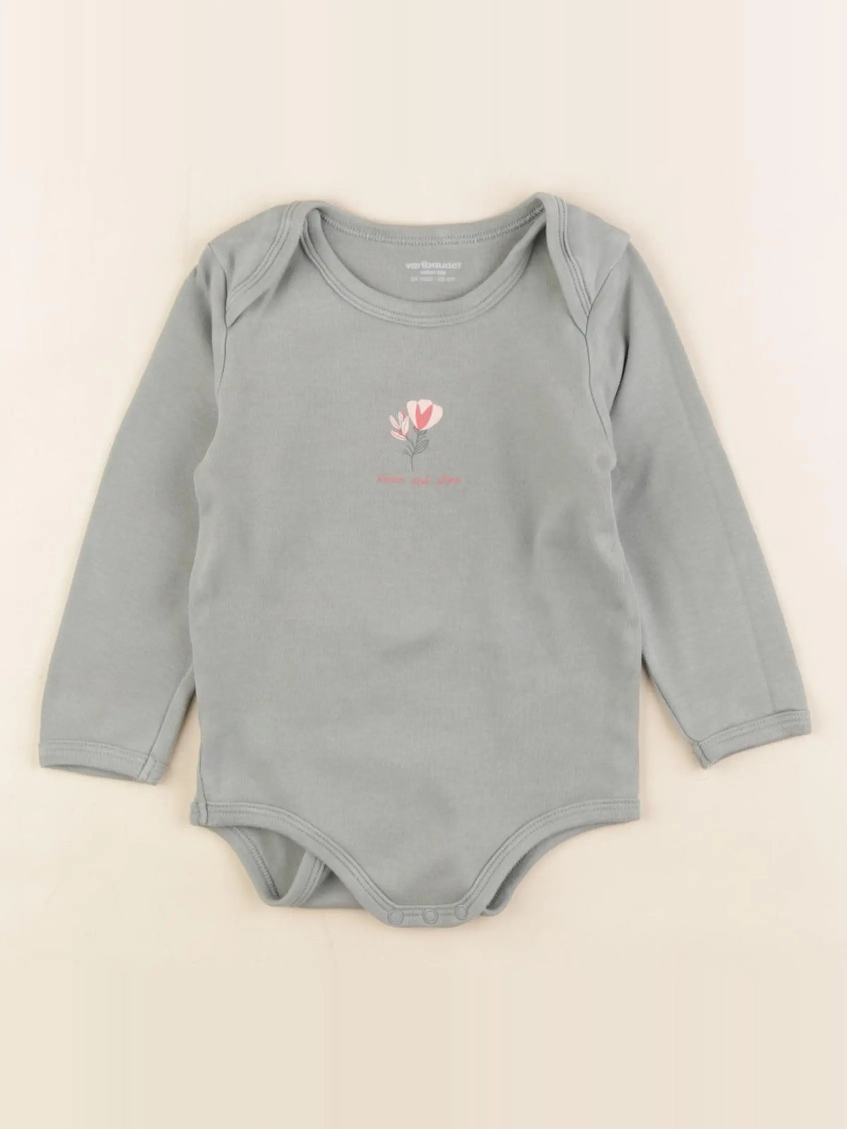 Vertbaudet - body vert - 24 mois