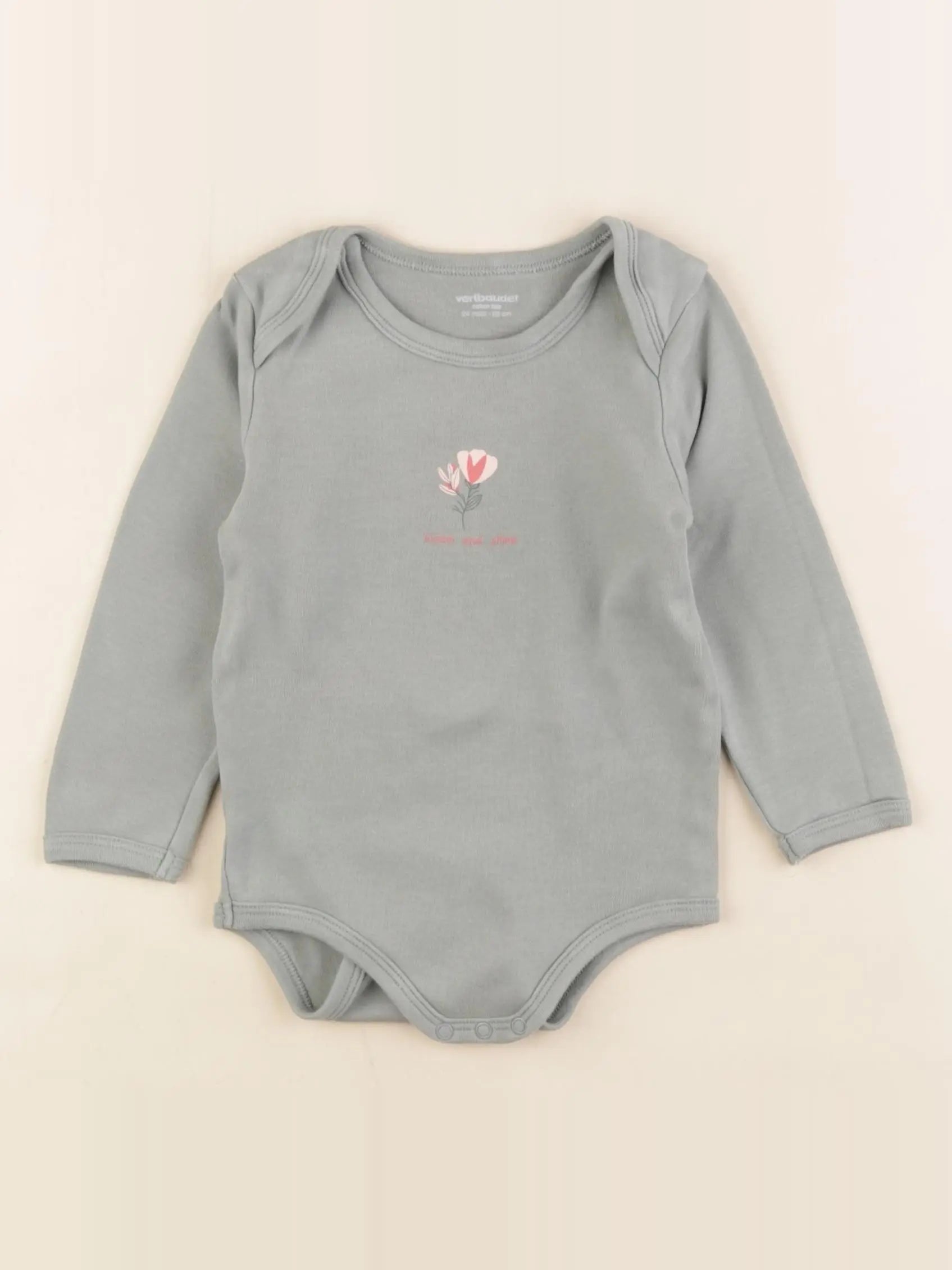 Vertbaudet - body vert - 24 mois