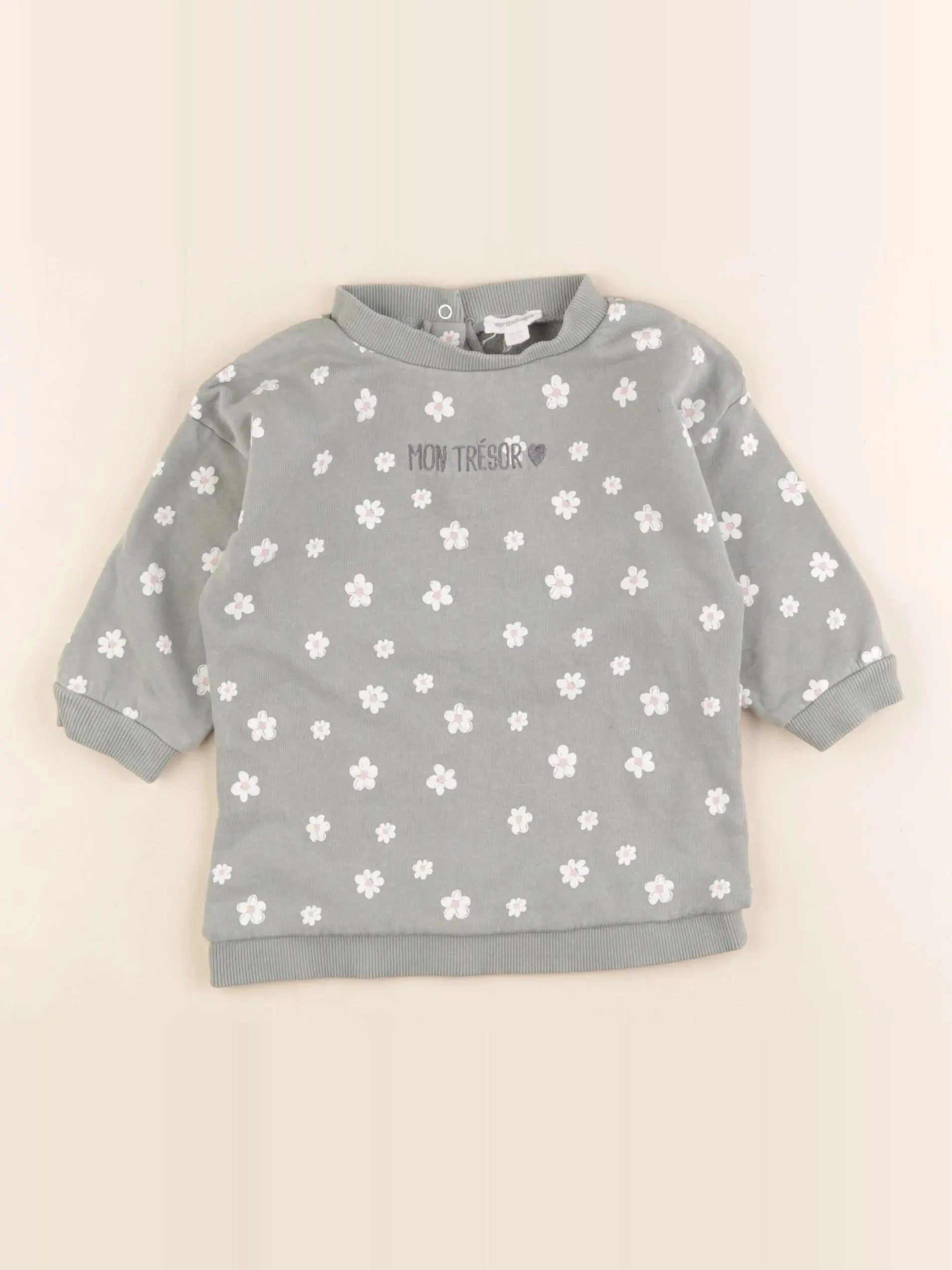 Vertbaudet - robe vert - 12 mois