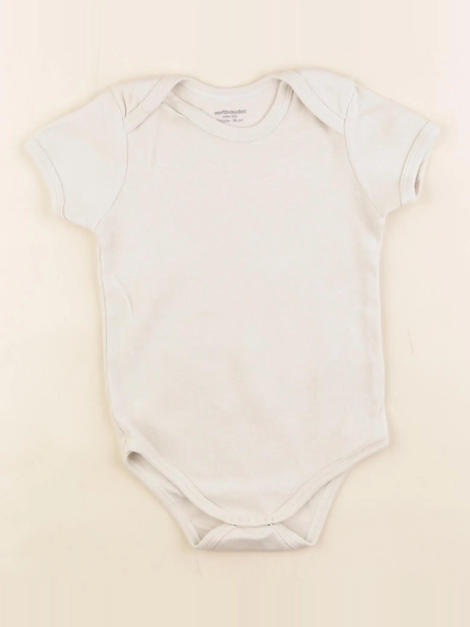 Vertbaudet - body beige - 24 mois