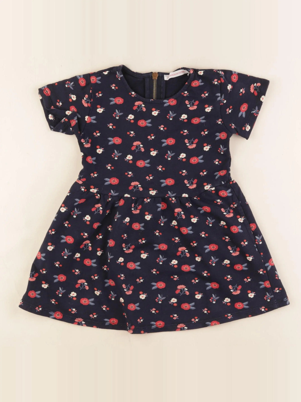 Monoprix - robe bleu - 3 ans