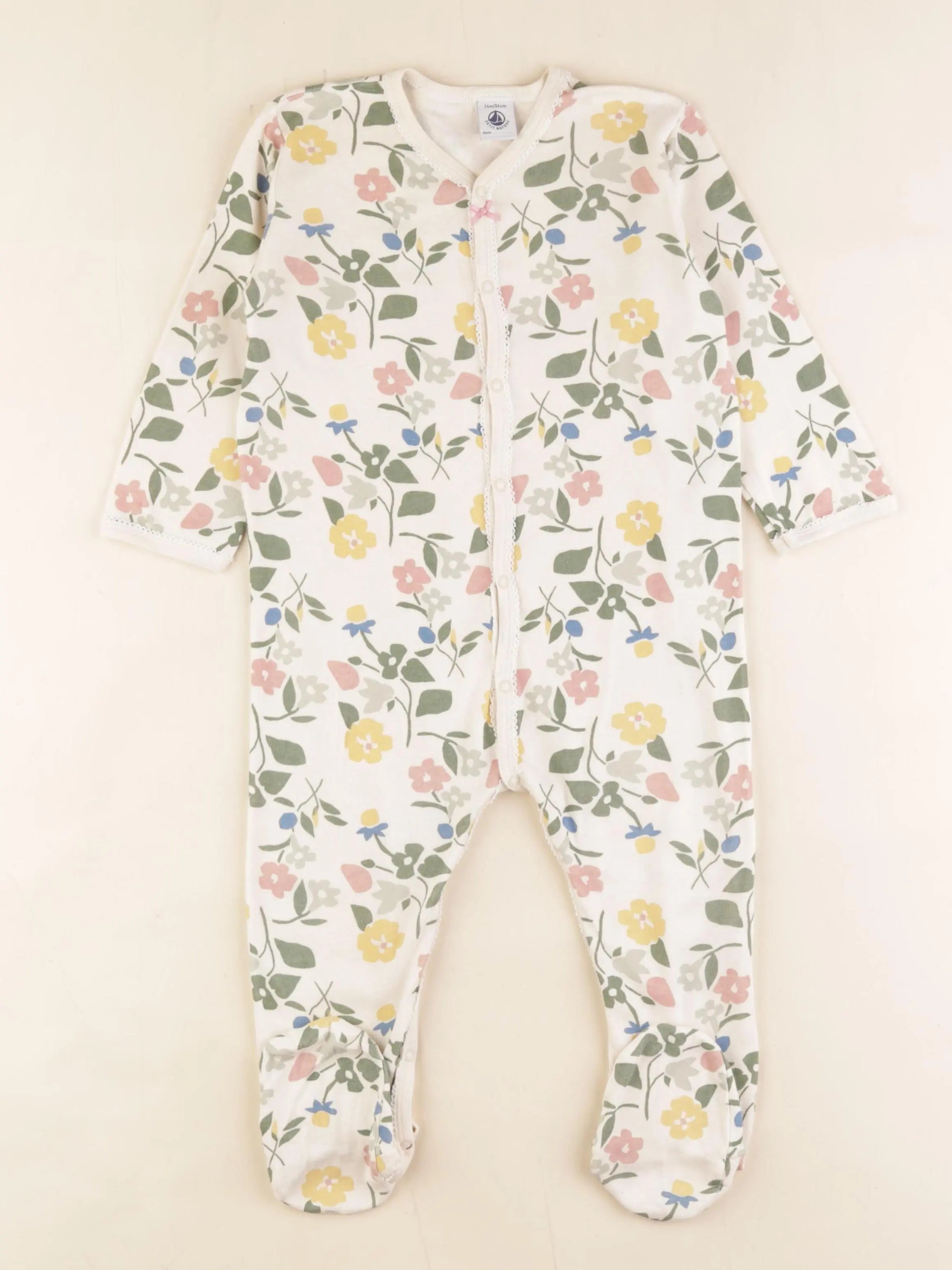Petit Bateau - pyjama coton multicolore - 24 mois