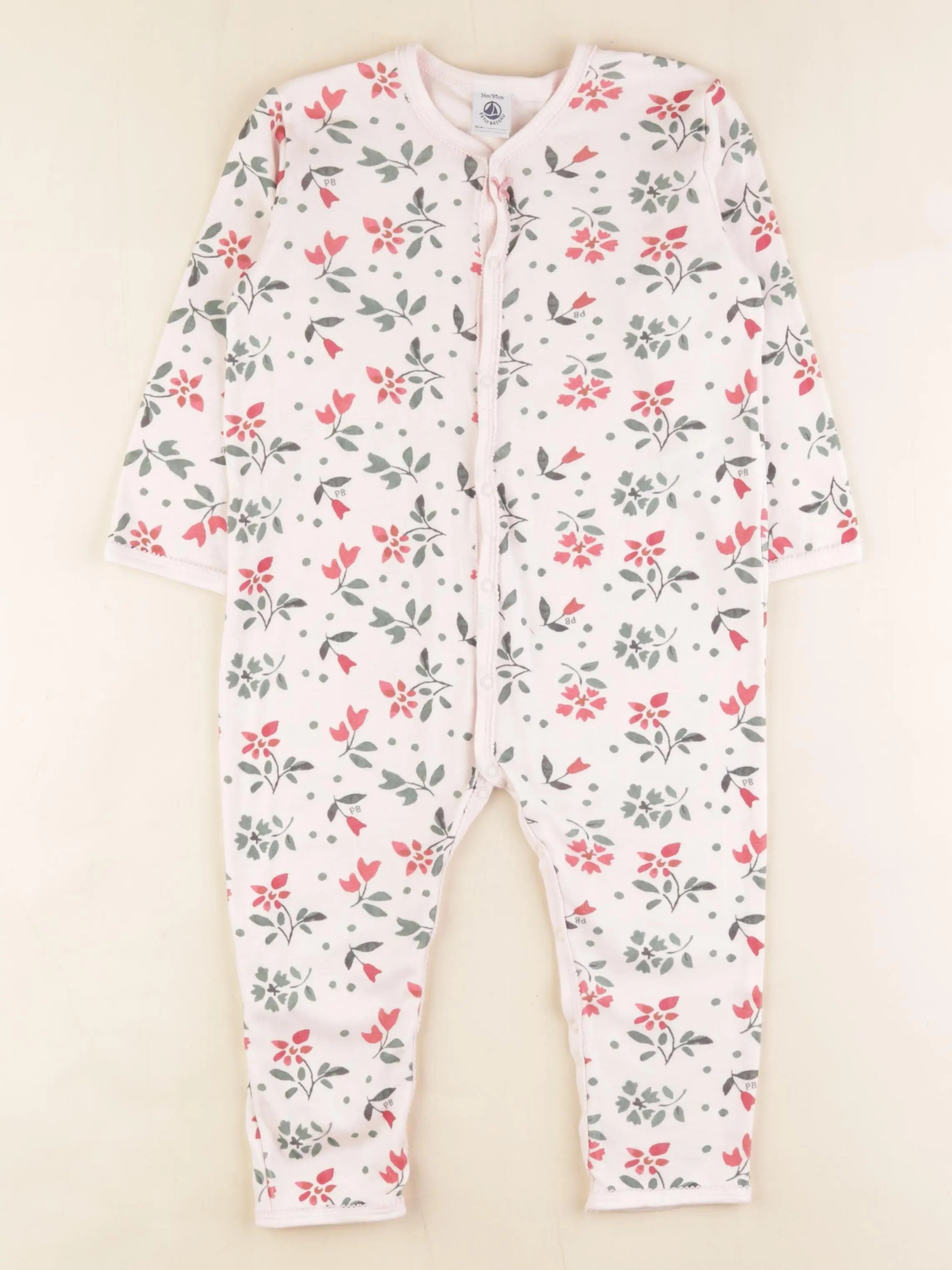 Petit Bateau - pyjama coton multicolore - 36 mois