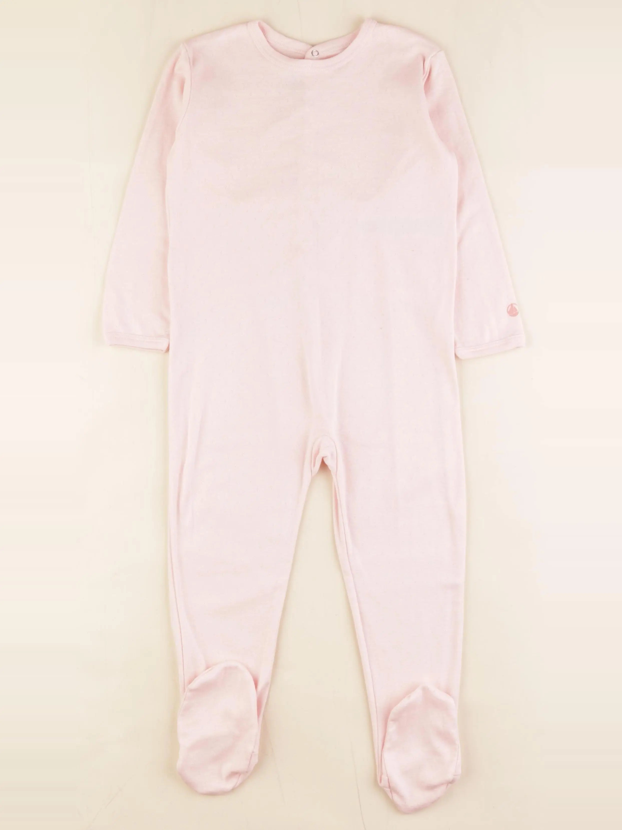 Petit Bateau - pyjama coton rose - 36 mois