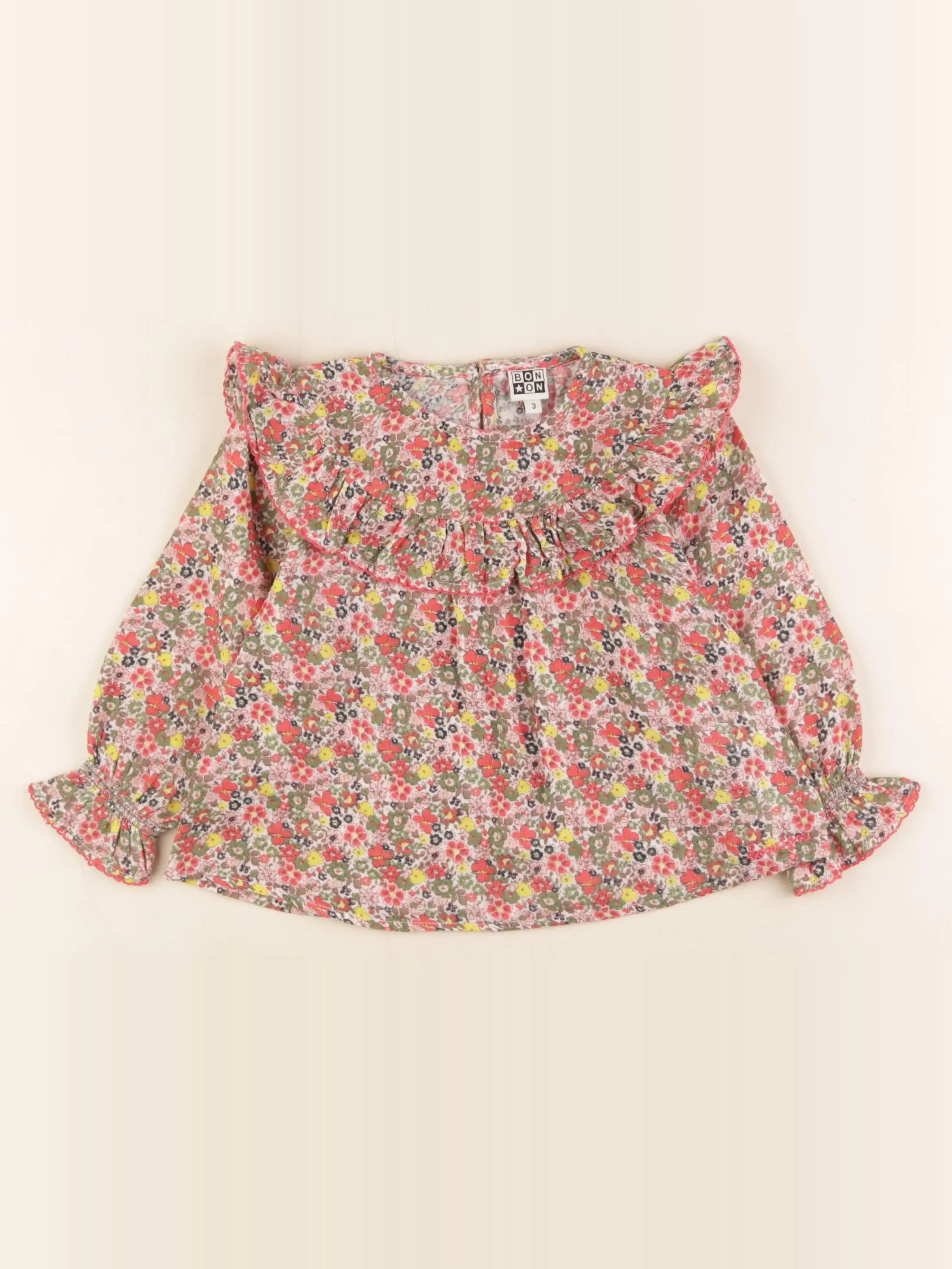Bonton - blouse multicolore - 3 ans