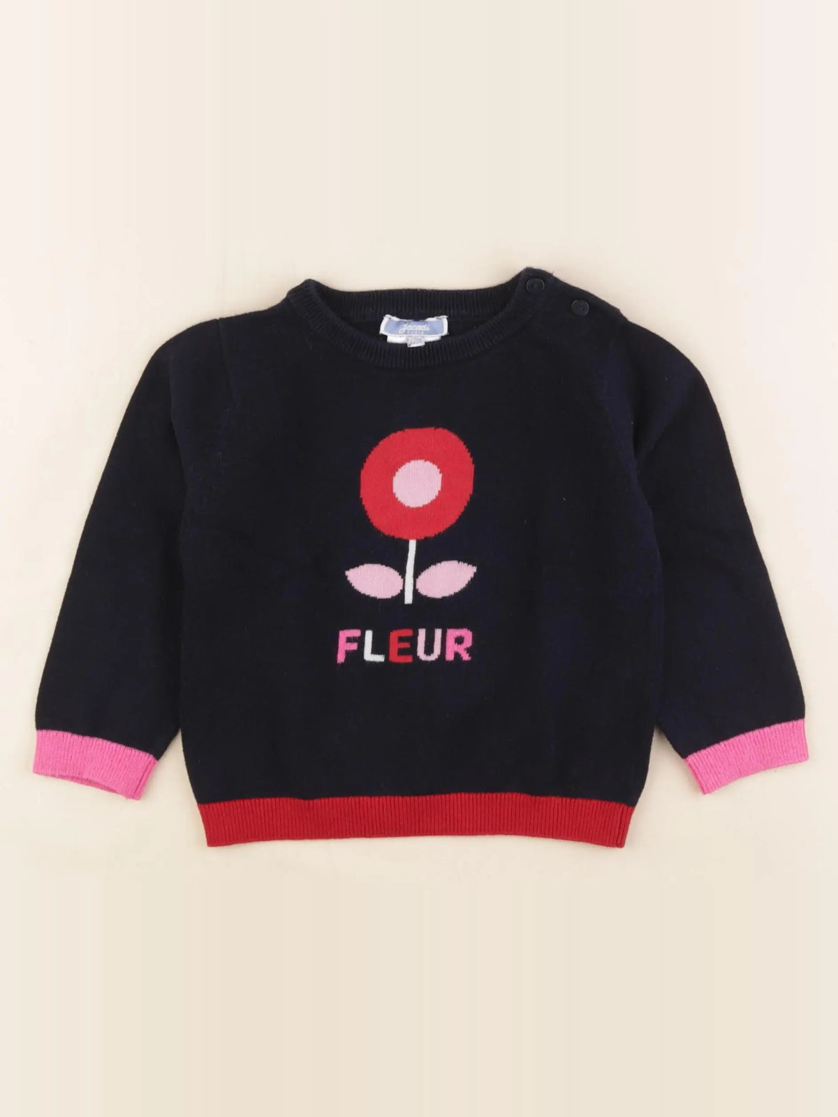 Jacadi - pull bleu - 24 mois