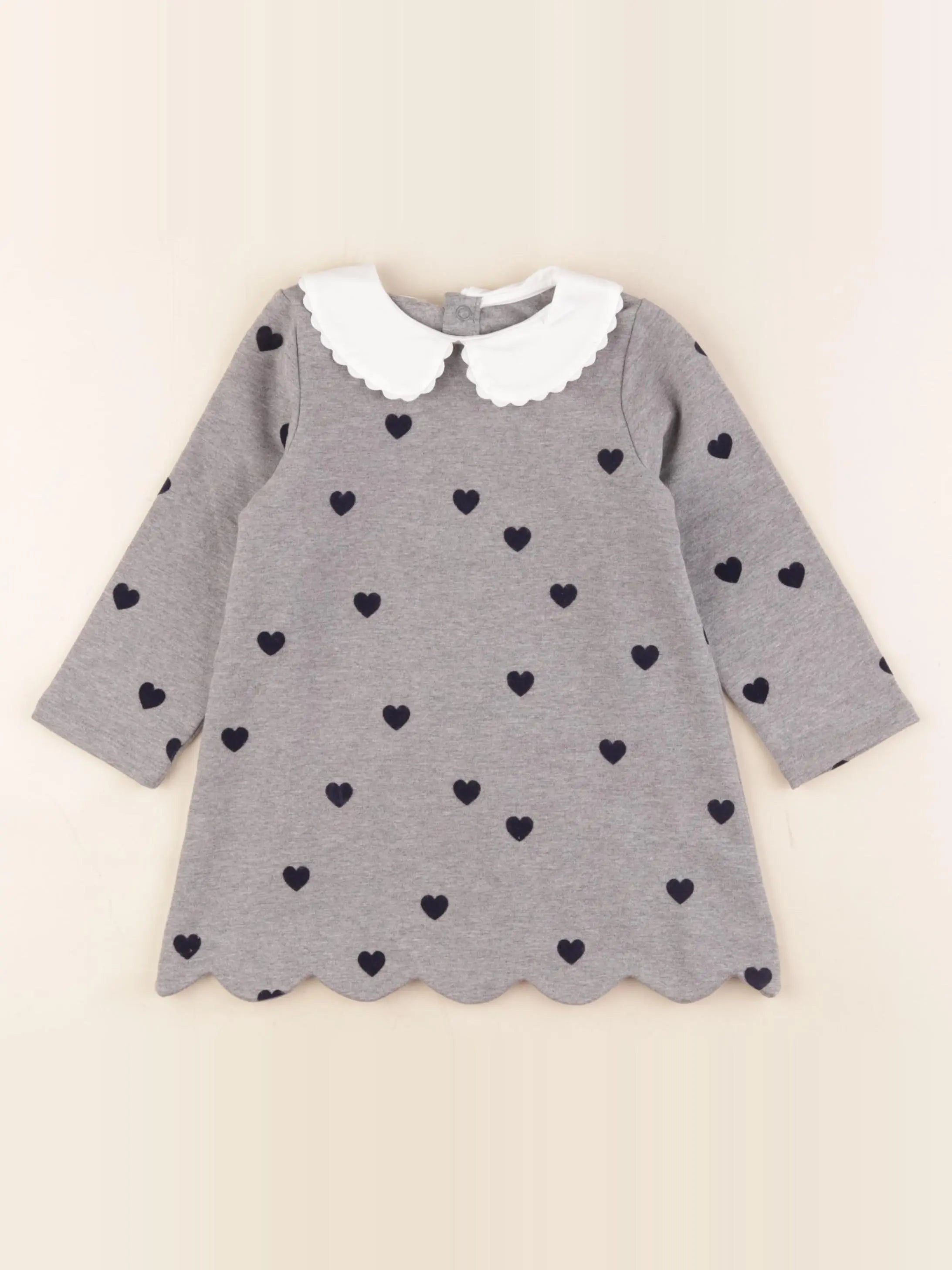Jacadi - robe gris - 24 mois