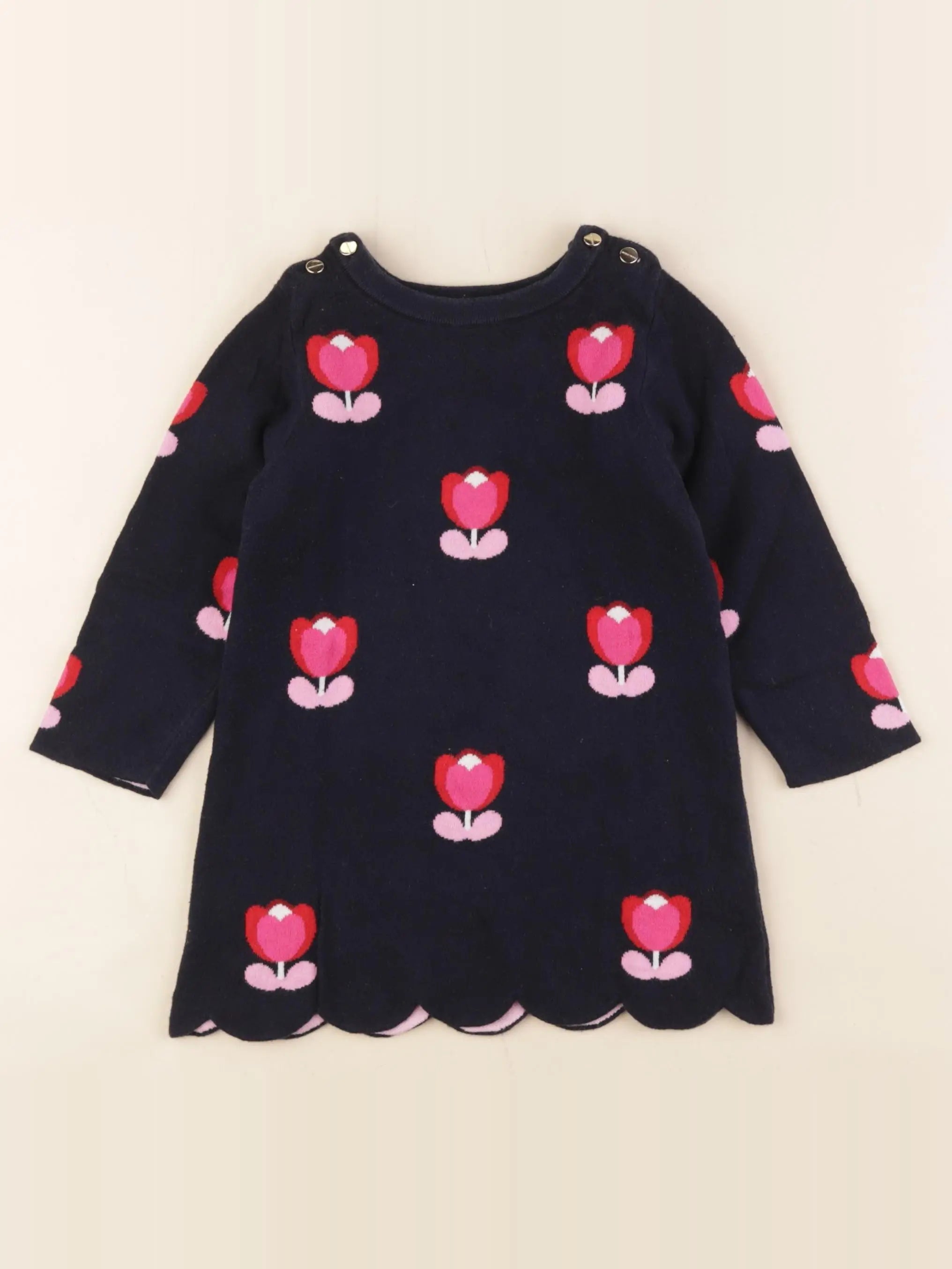 Jacadi - robe bleu - 24 mois