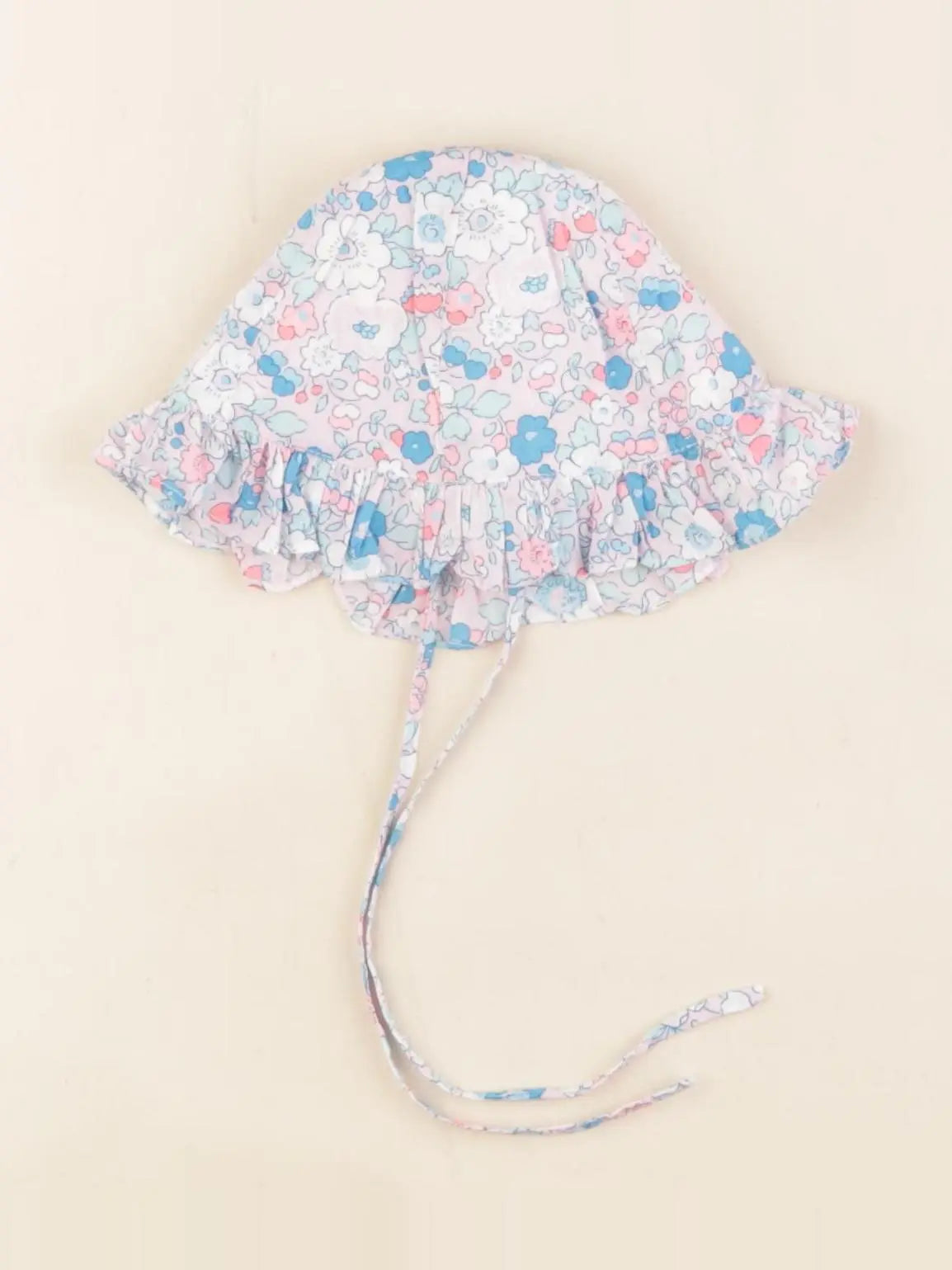 Jacadi - chapeau liberty bleu - 3 mois