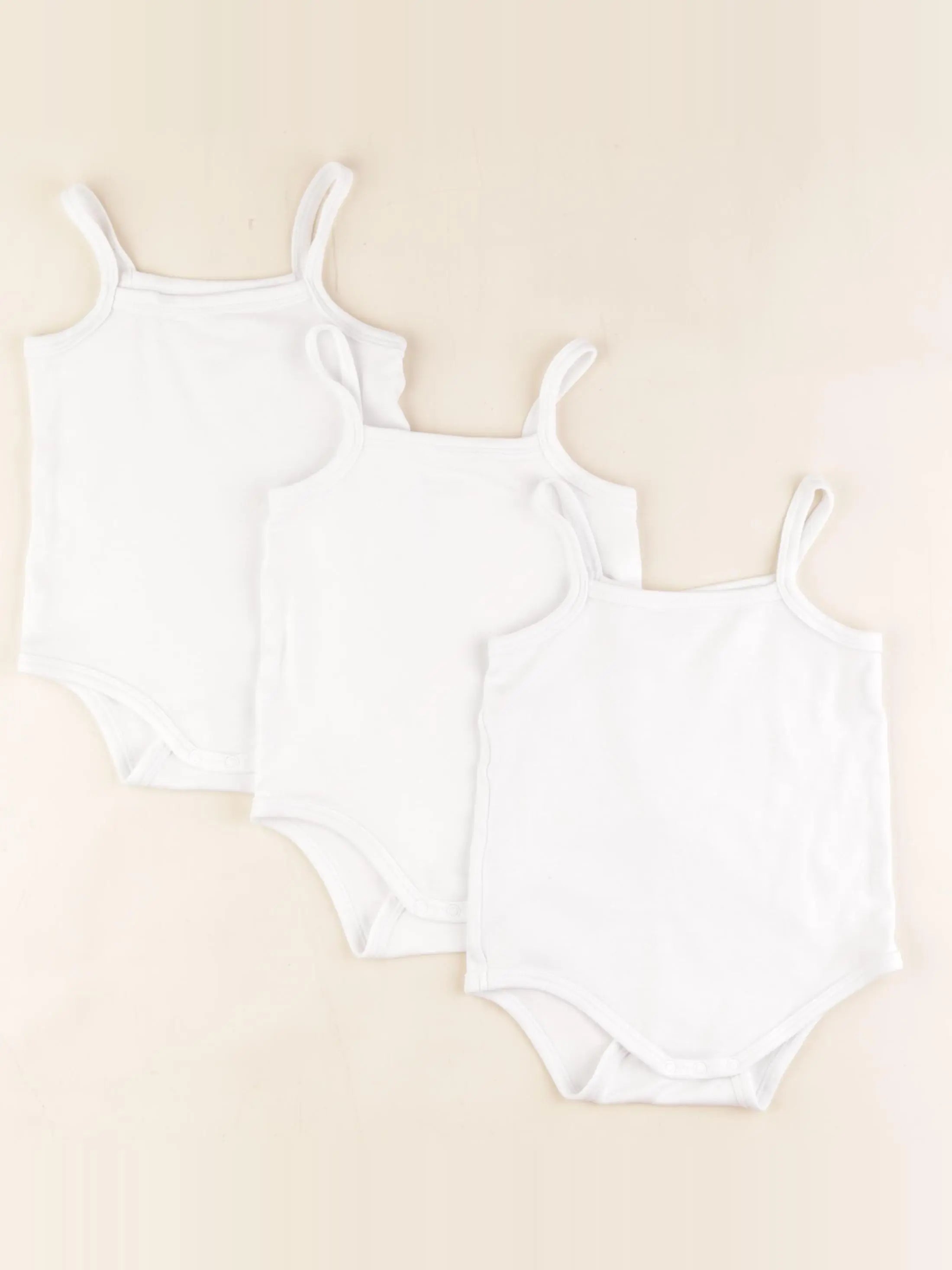 Vertbaudet - lot de 3 bodies en coton blanc - 24 mois