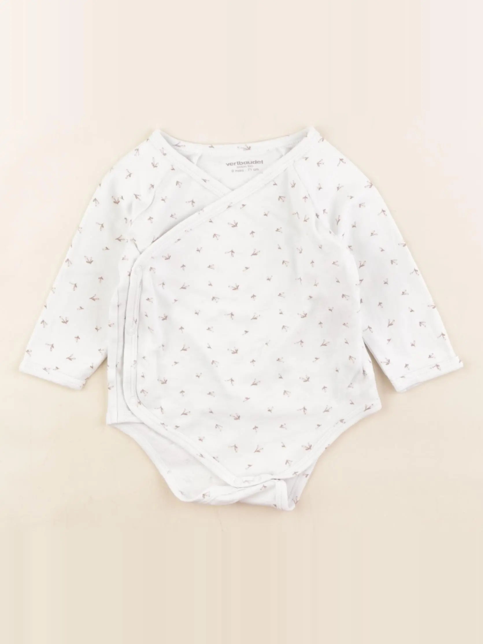 Vertbaudet - body blanc - 9 mois