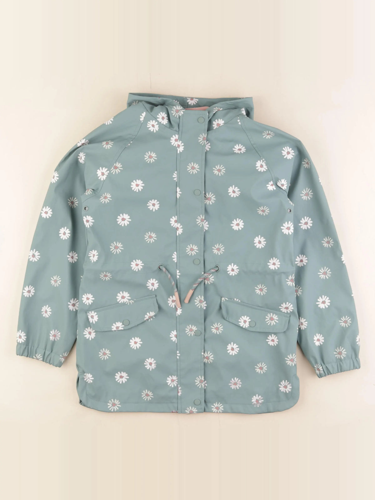 Vertbaudet - imperméable vert - 10 ans