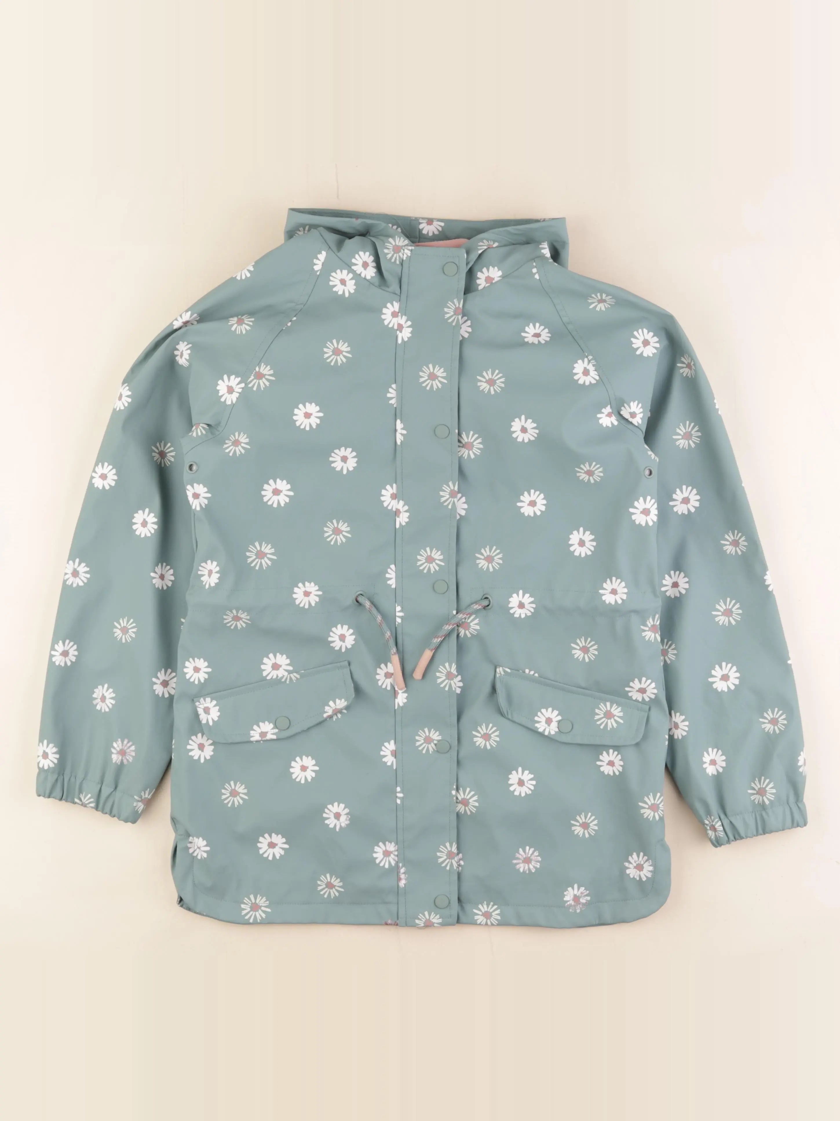 Vertbaudet - imperméable vert - 10 ans