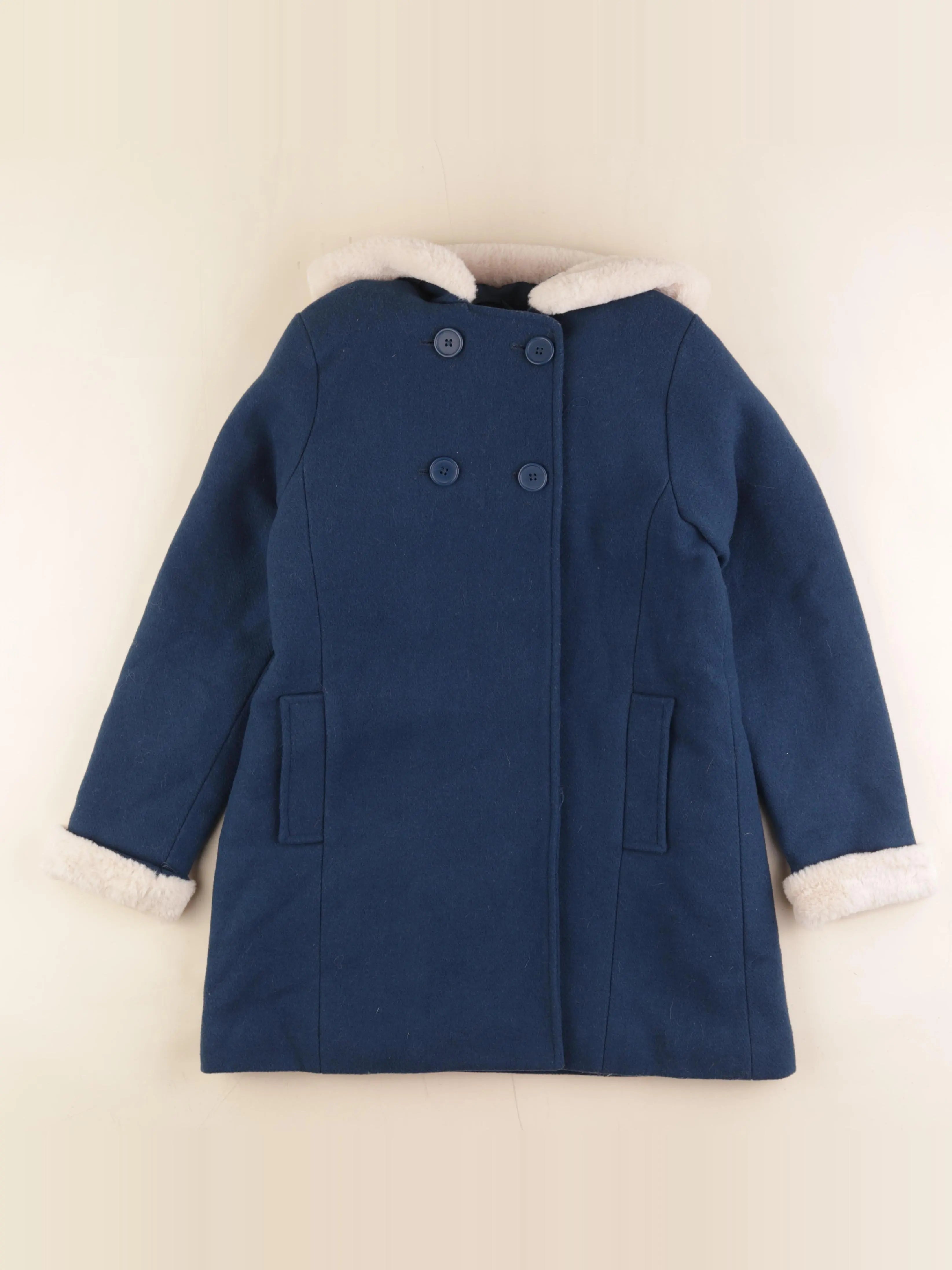 Vertbaudet - manteau bleu - 12 ans
