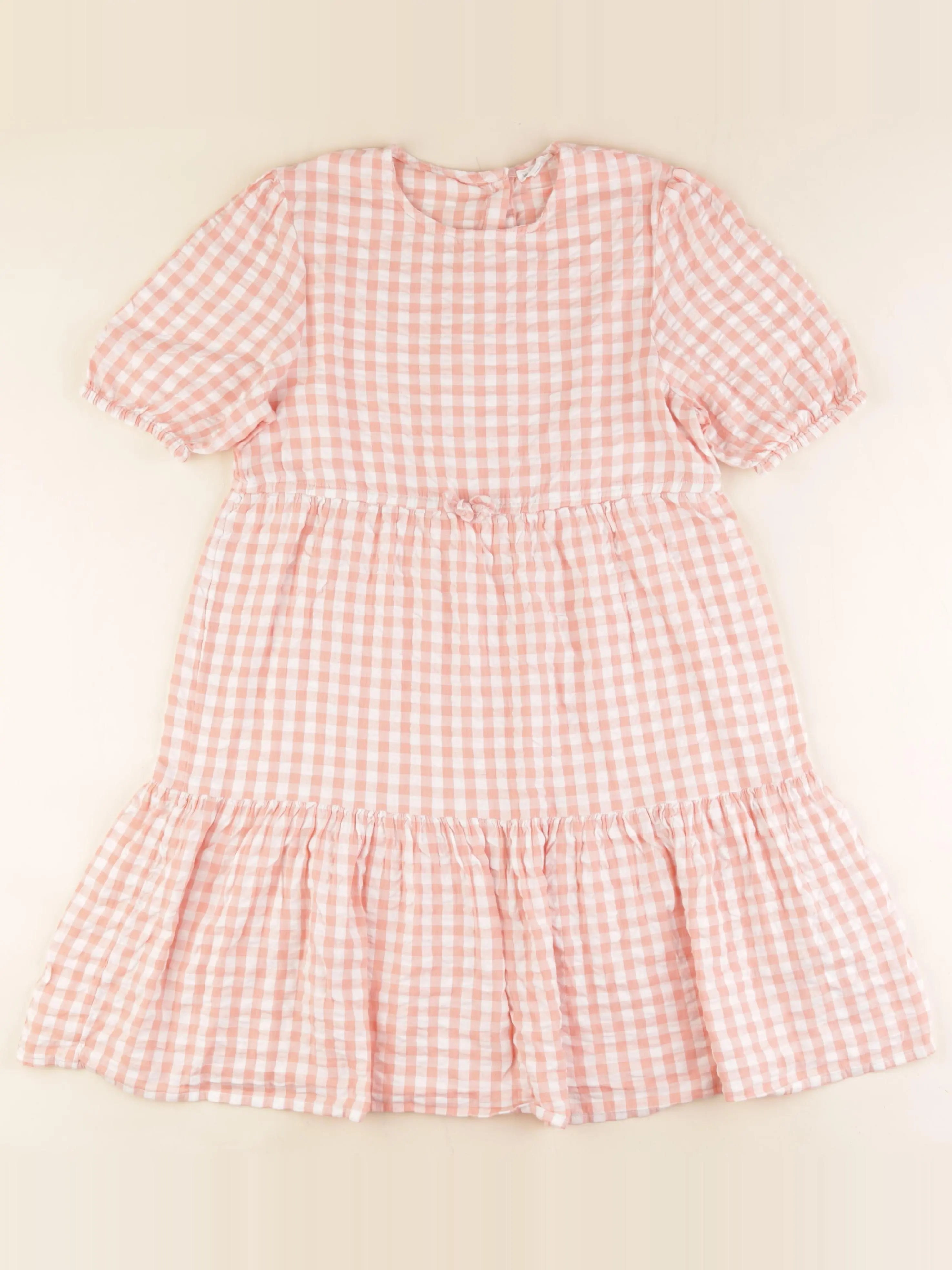 Vertbaudet - robe blanc, rose - 12 ans