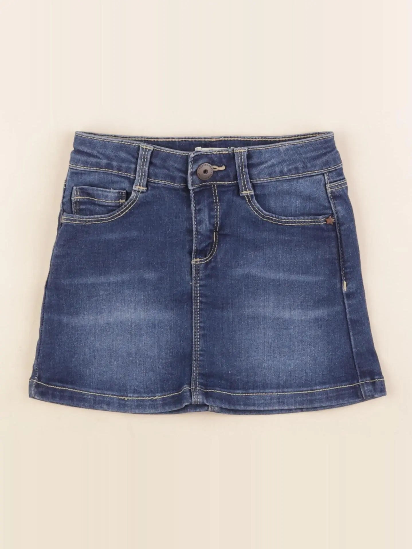 Vertbaudet - jupe bleu - 4 ans