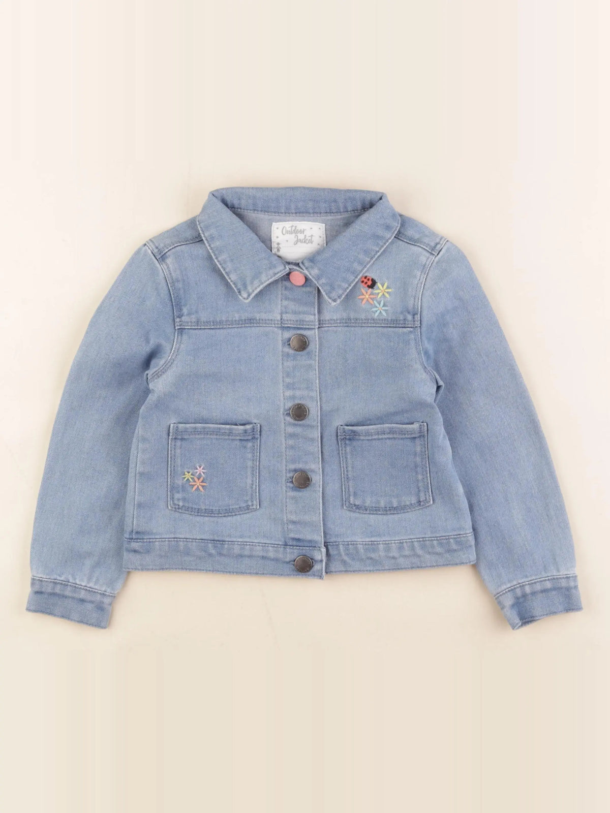 Vertbaudet - veste bleu - 4 ans