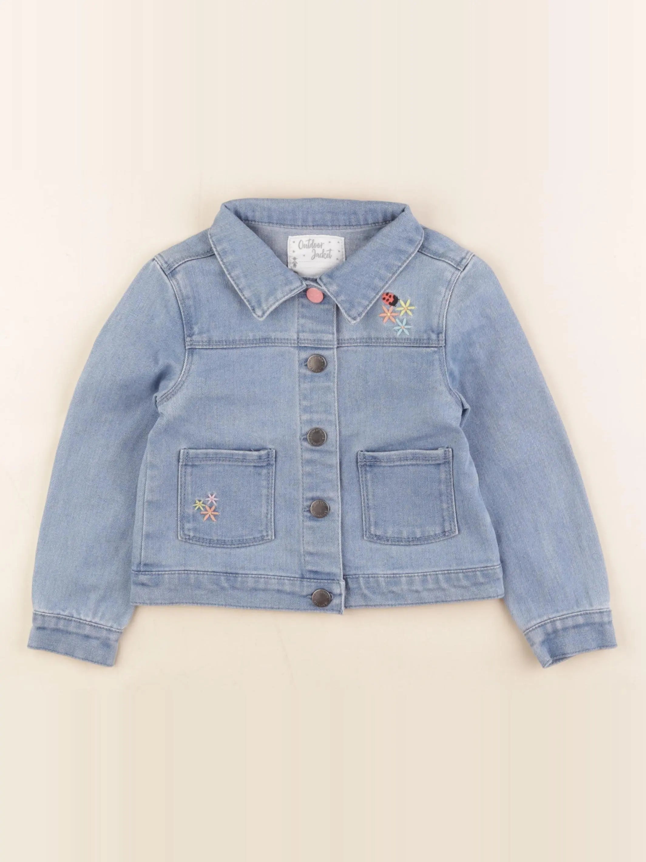 Vertbaudet - veste bleu - 4 ans