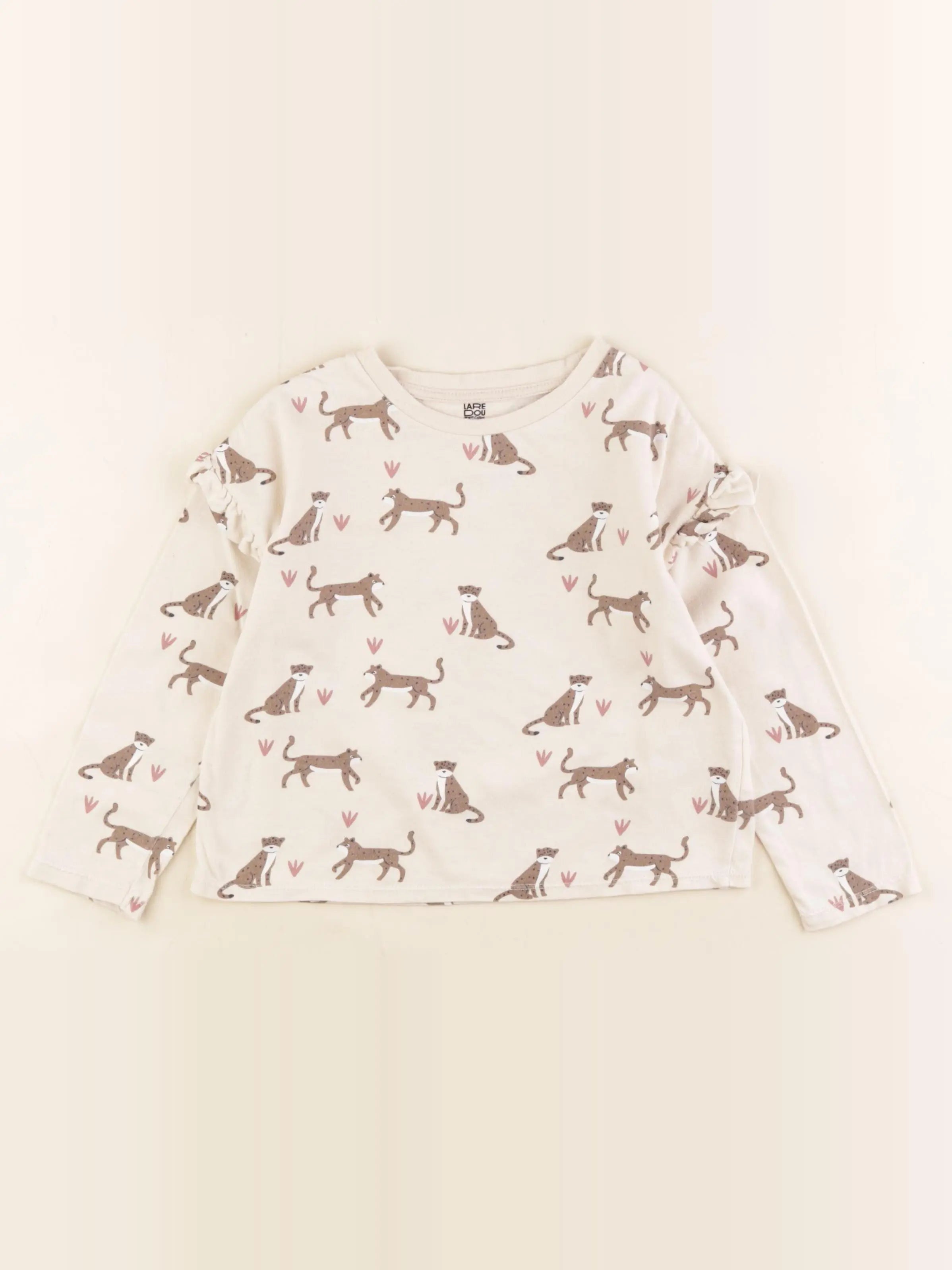 La Redoute - tee-shirt beige - 5 ans