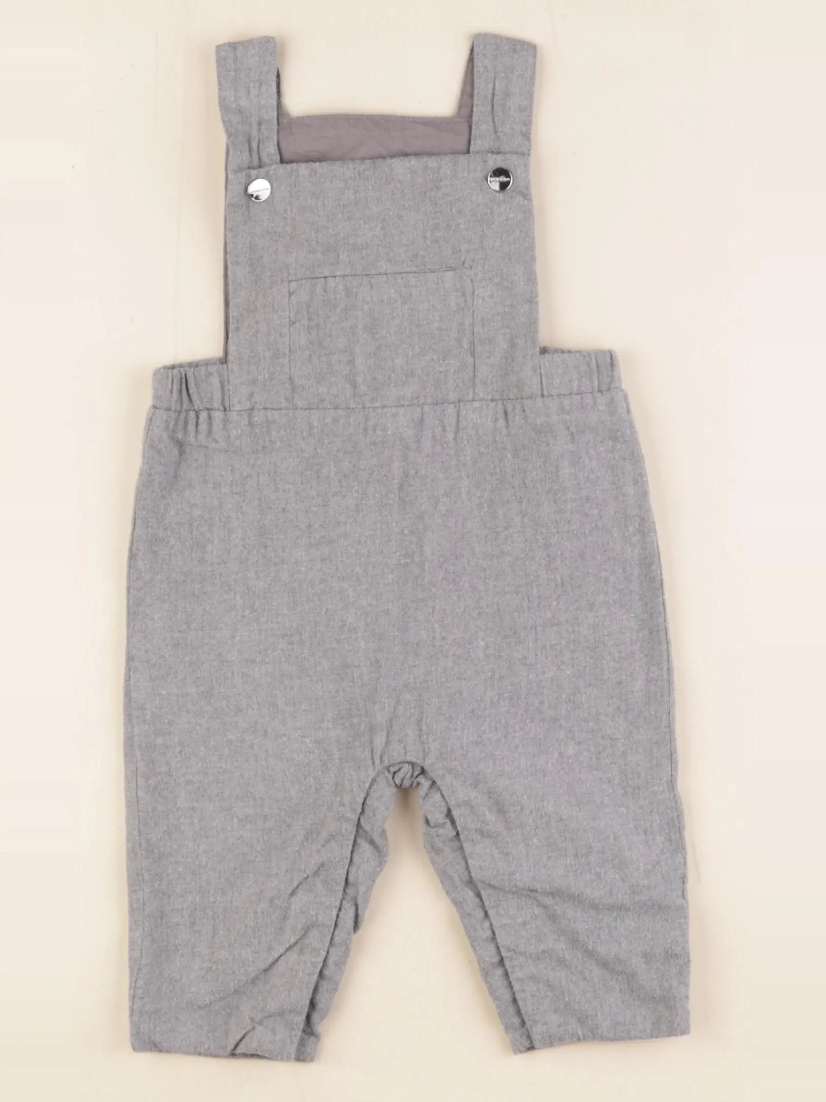 Jacadi - salopette gris - 6 mois