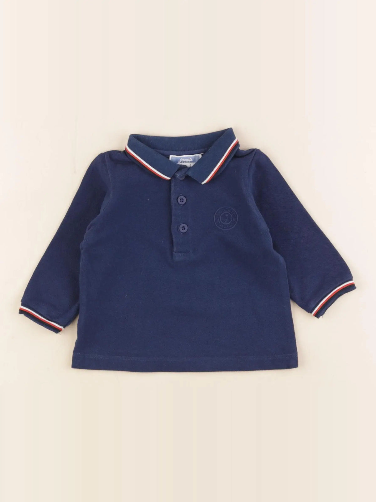 Jacadi - polo bleu - 6 mois