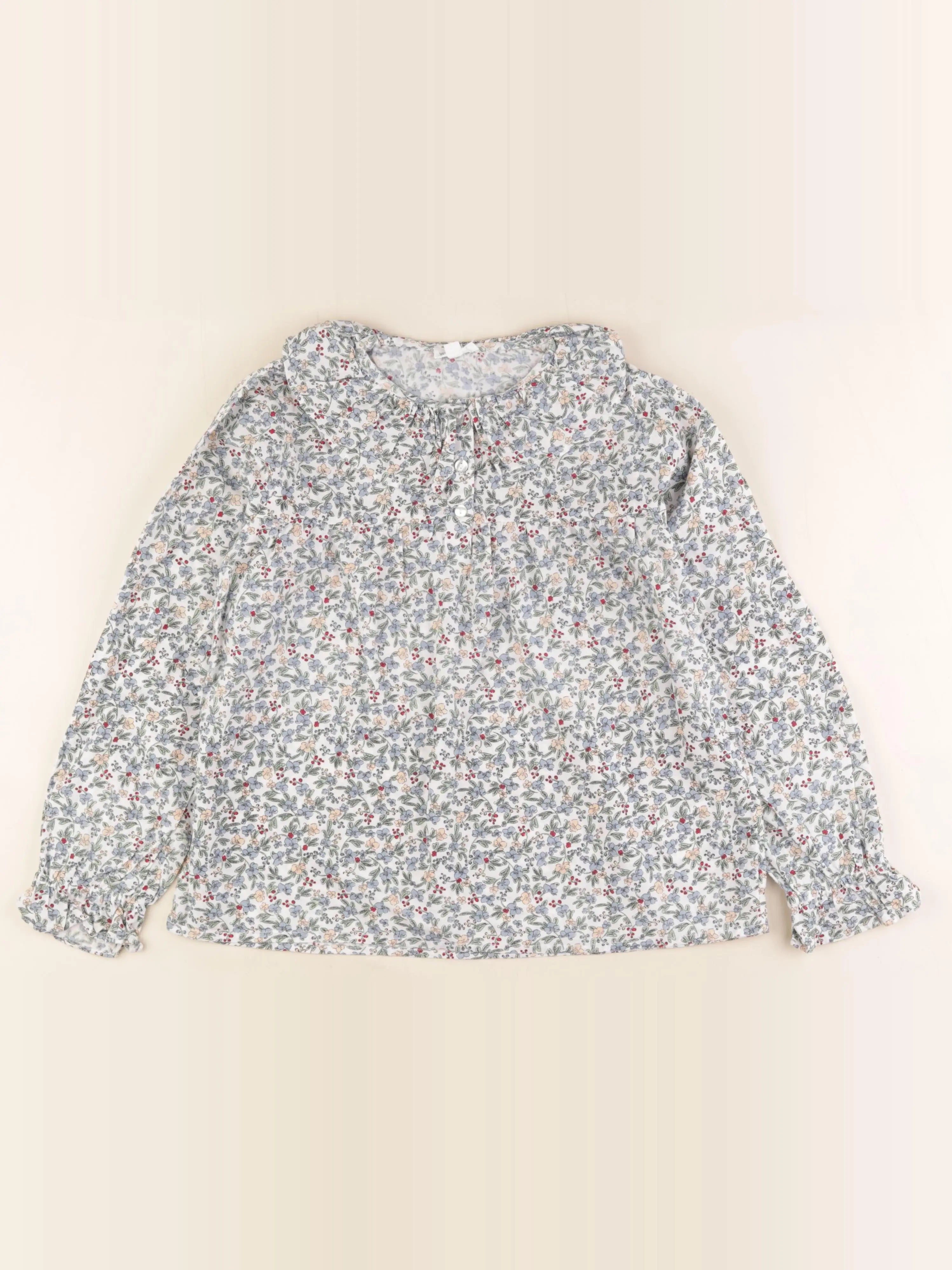 Vertbaudet - blouse multicolore - 10 ans