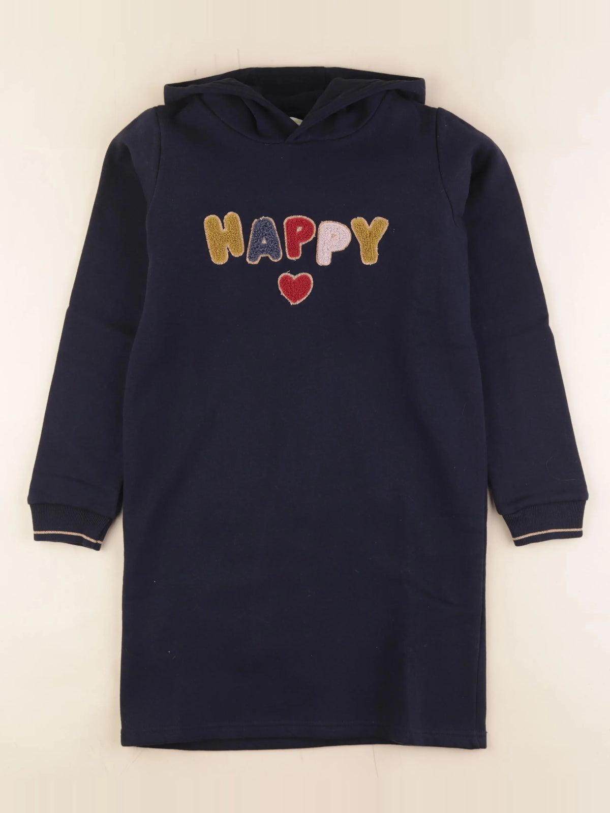 Vertbaudet - robe bleu, or - 10 ans