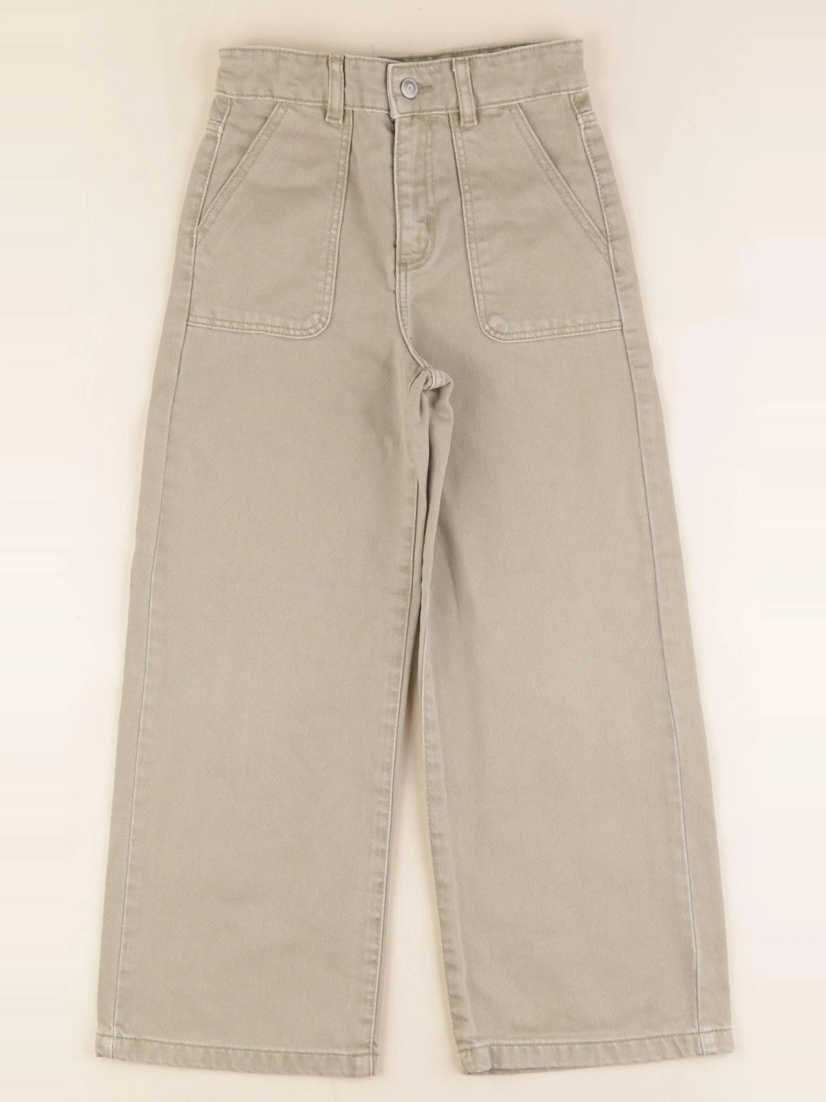 Vertbaudet - jean vert - 8 ans