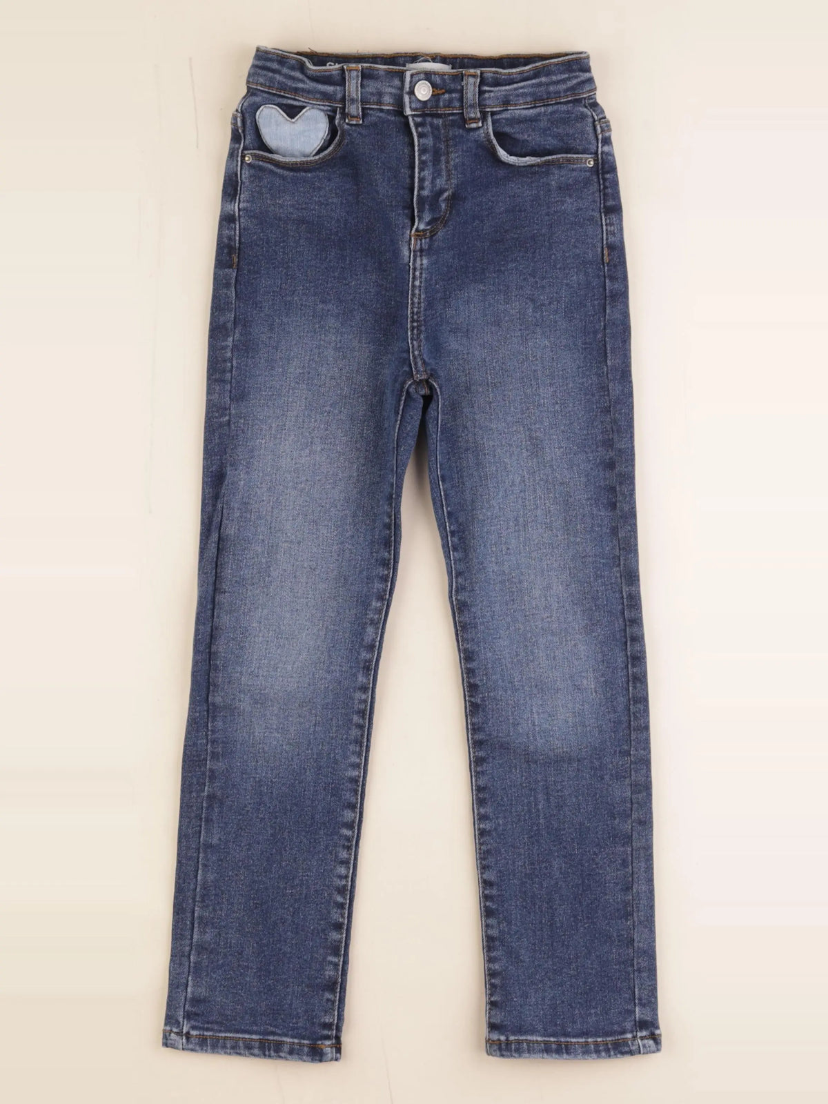Vertbaudet - jean bleu - 8 ans