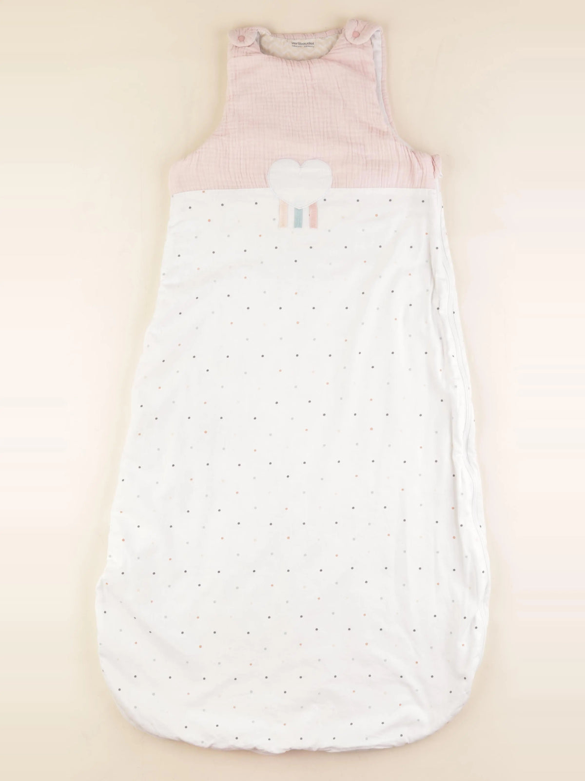 Vertbaudet - gigoteuse TOG 2 rose, blanc - 18/36 mois