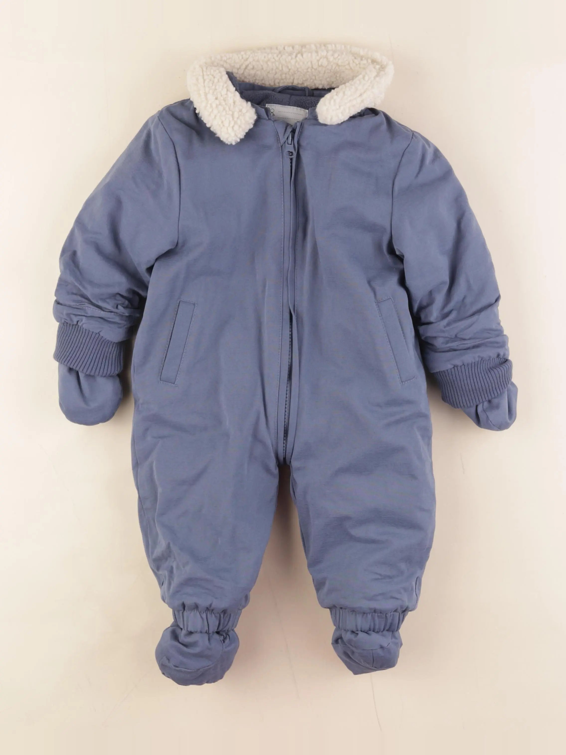 Vertbaudet - combi-pilote bleu - 9 mois