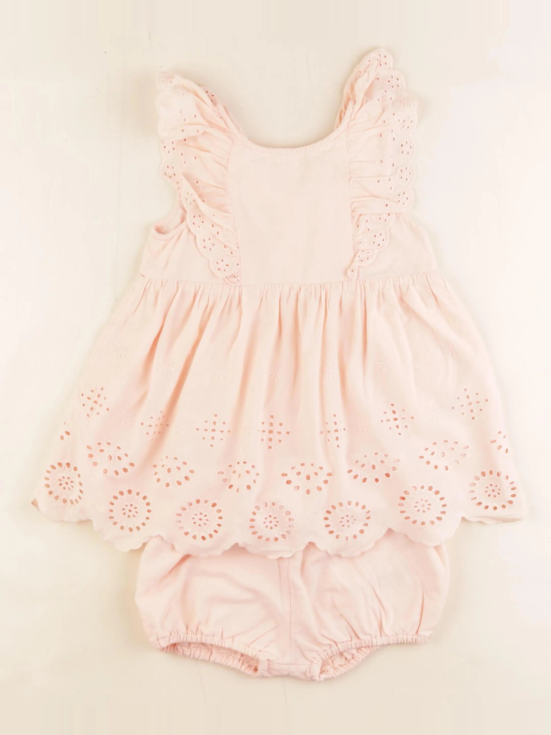 Vertbaudet - robe orange - 2 ans