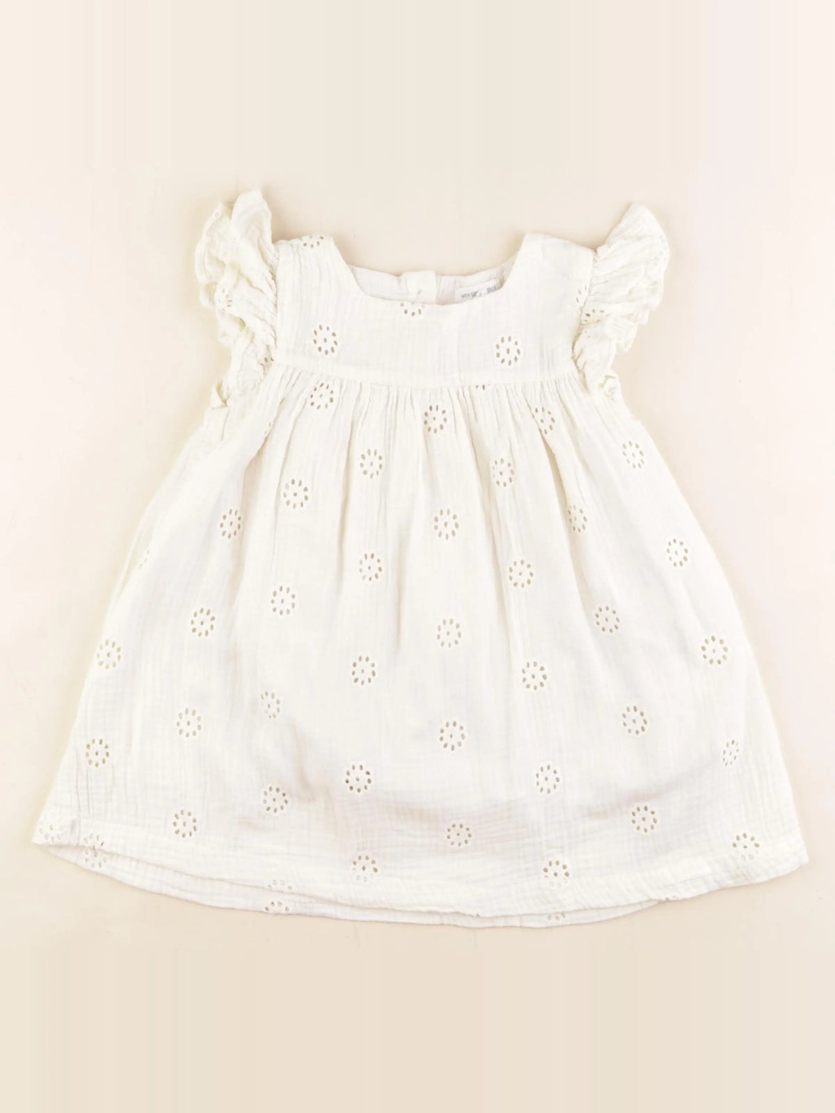 Vertbaudet - robe beige - 3 ans