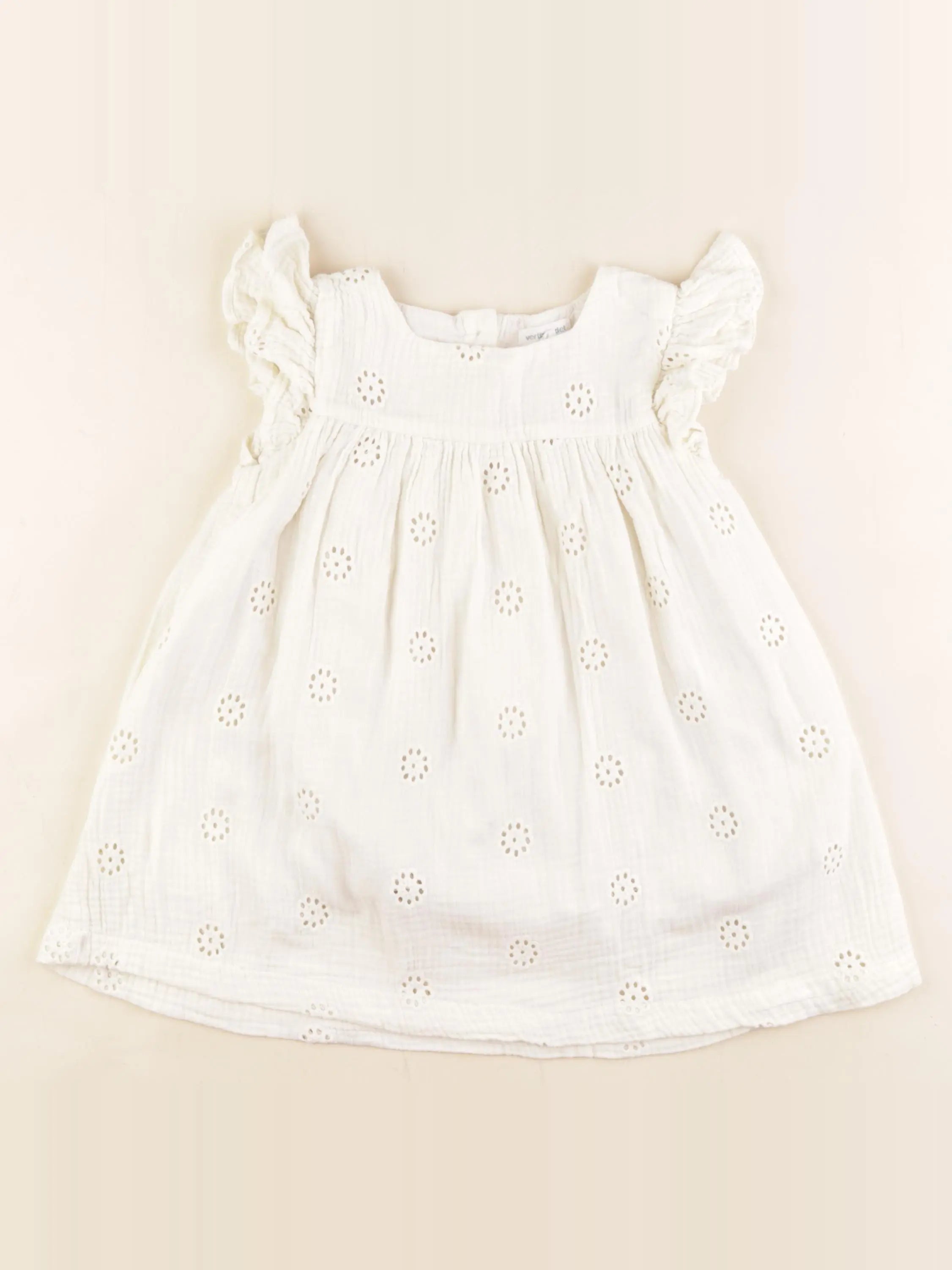 Vertbaudet - robe beige - 3 ans