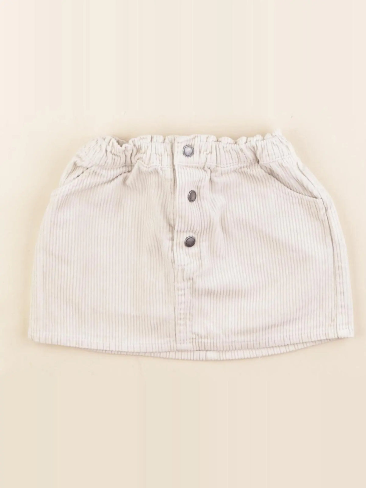 Vertbaudet - jupe beige - 18 mois